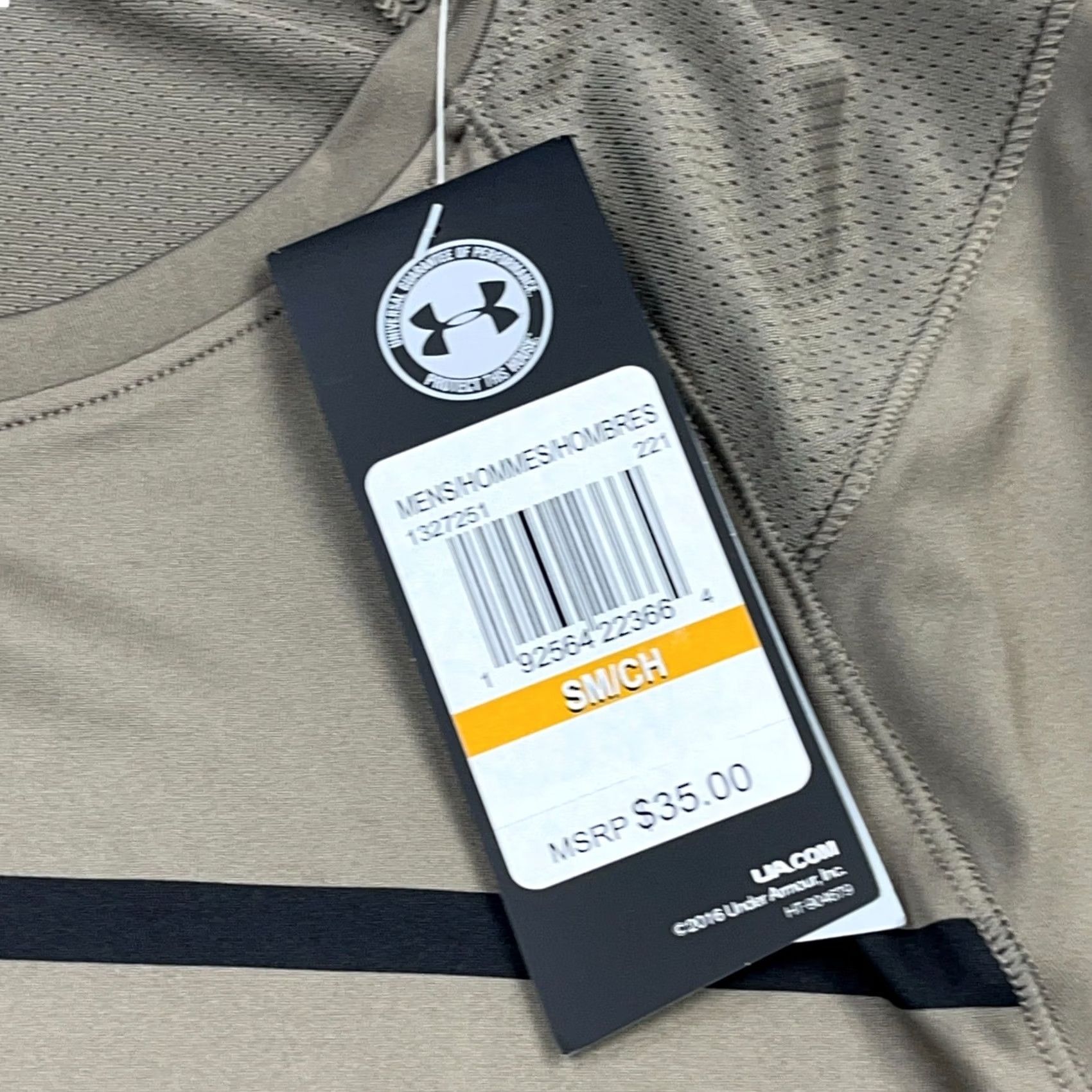 Under Armour Under Armour Shirt Men L Brown HeatGear Performance Tee Slim Fit Crew Neck Short Sleeve Moisture Wicking Logo USA Sports Classic Modern 90s? Size US L / EU 52-54 / 3 - 5 Thumbnail