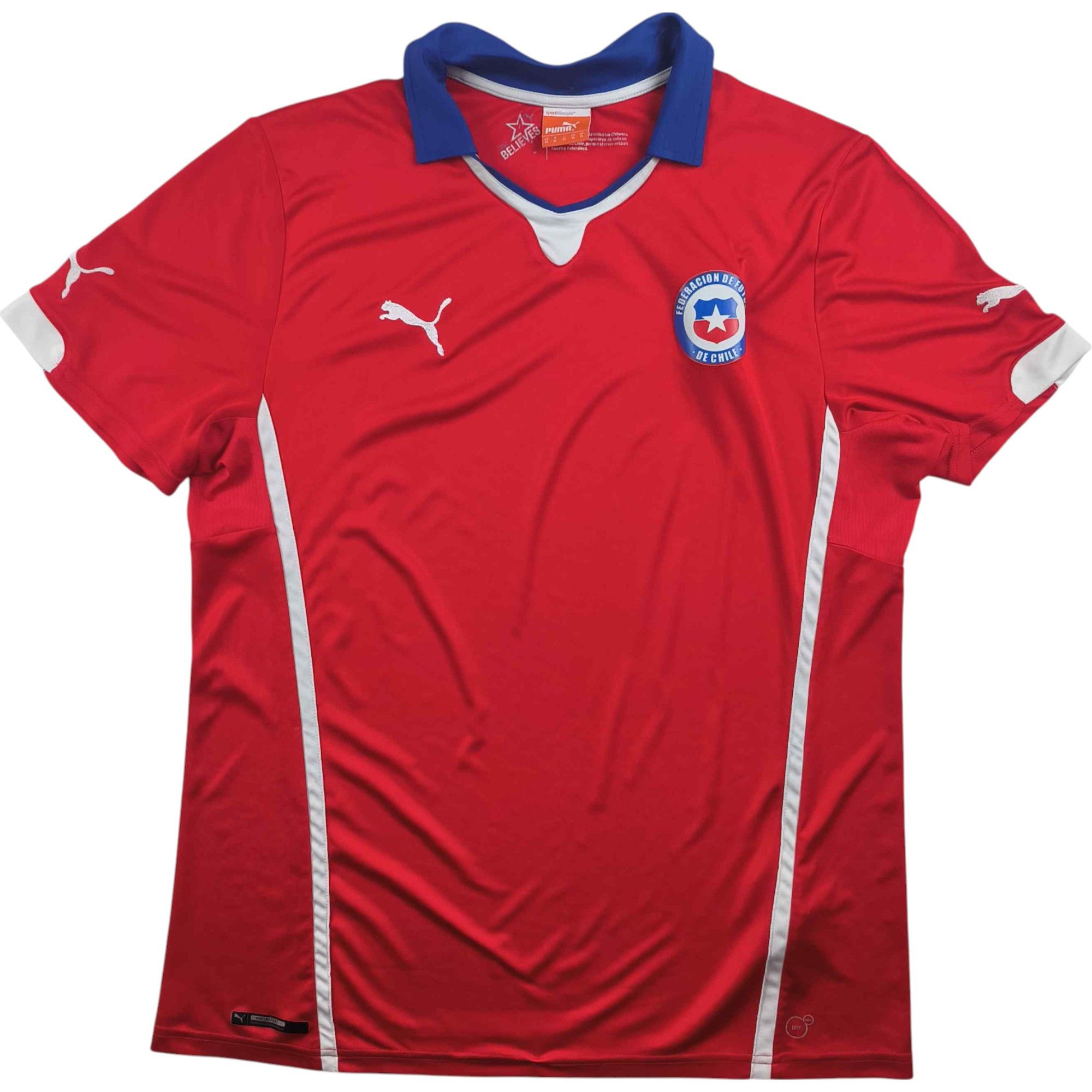 Puma Chile 2014-15 Puma home football jersey shirt size XL Size US XL / EU 56 / 4 - 1 Thumbnail