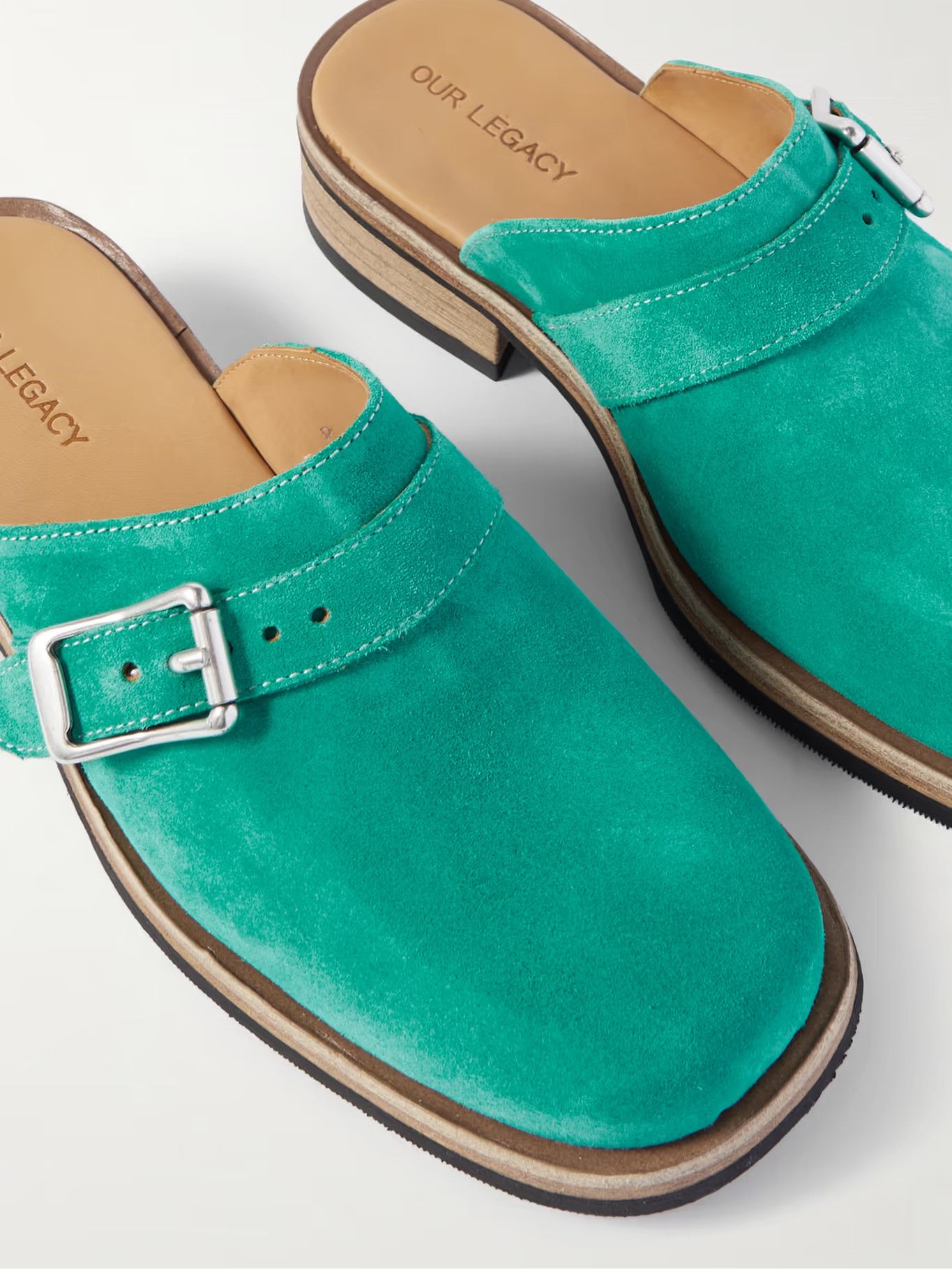 Our Legacy Our Legacy Emerald Suede Camion Mule Size US 11 / EU 44 - 3 Thumbnail