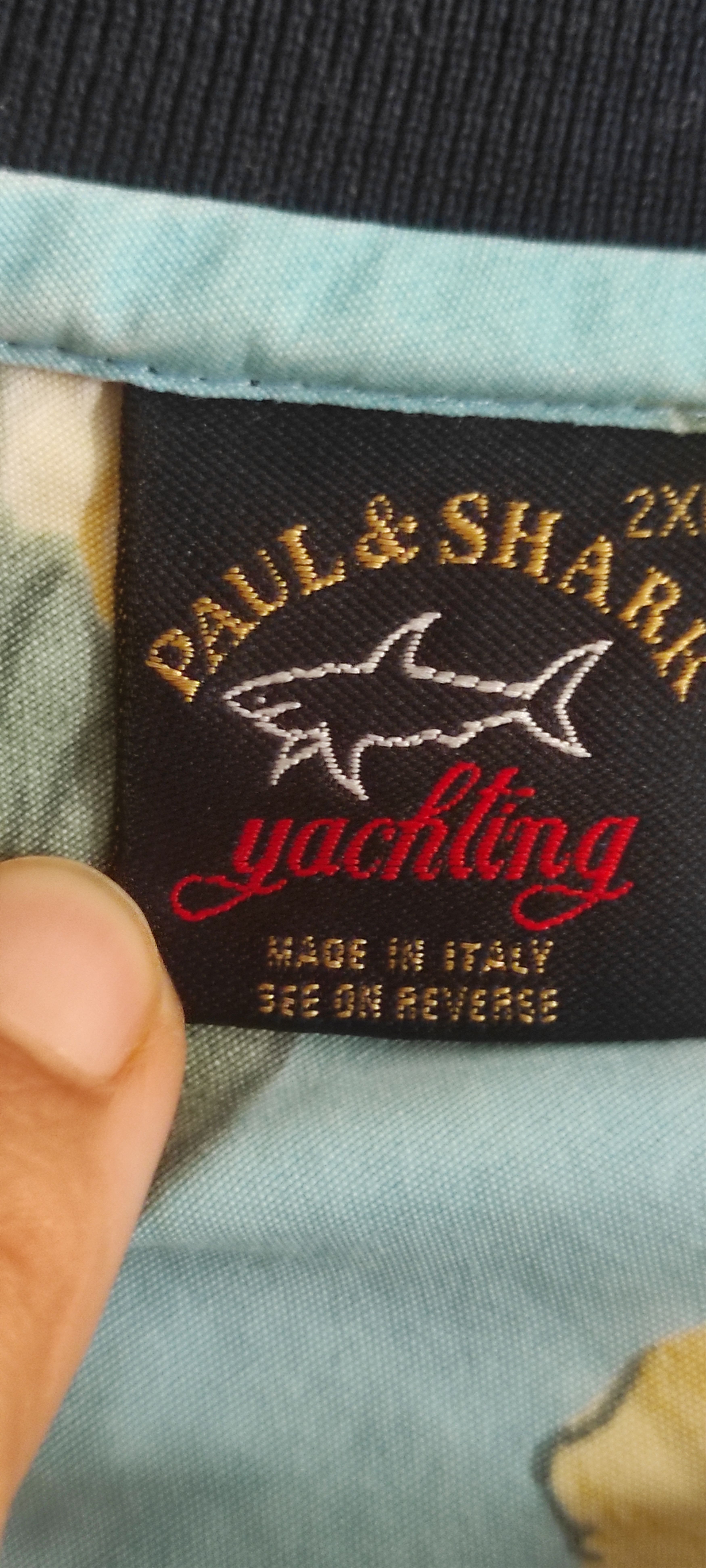 Vintage Paul & Shark Vintage Polo T-Shirt L Size US XXL / EU 58 / 5 - 15 Thumbnail