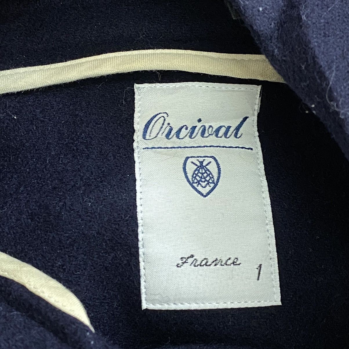 Orcival ORCIVAL FRANCE Duffle Wool Navy Coat Size US M / EU 48-50 / 2 - 4 Thumbnail