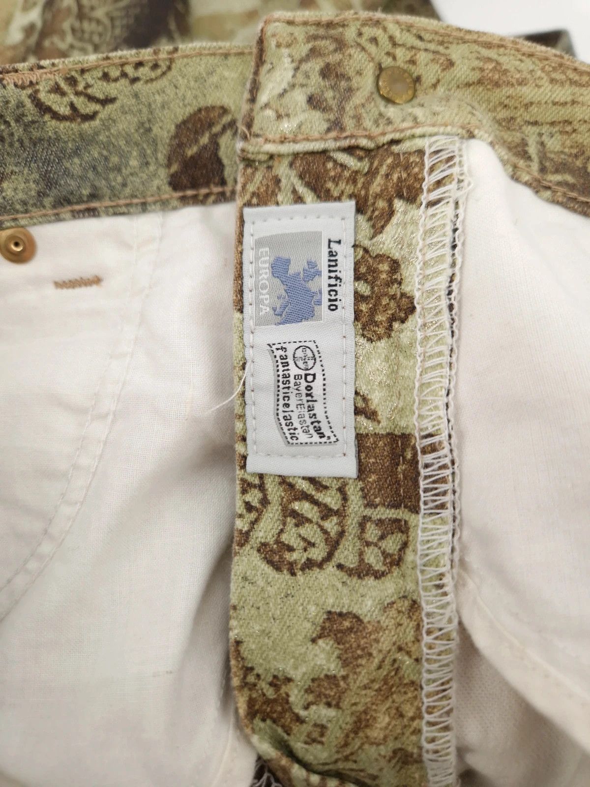 Roberto Cavalli Vintage real tree tattoo denim Size US 34 / EU 50 - 2 Thumbnail
