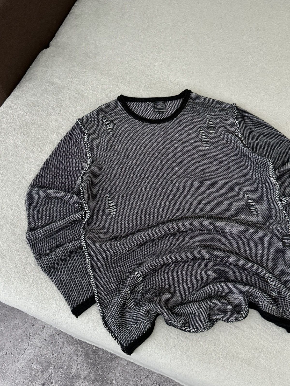 Other Vintage Diesel style knitted Y2K distressed sweatshir Size US XL / EU 56 / 4 - 3 Thumbnail