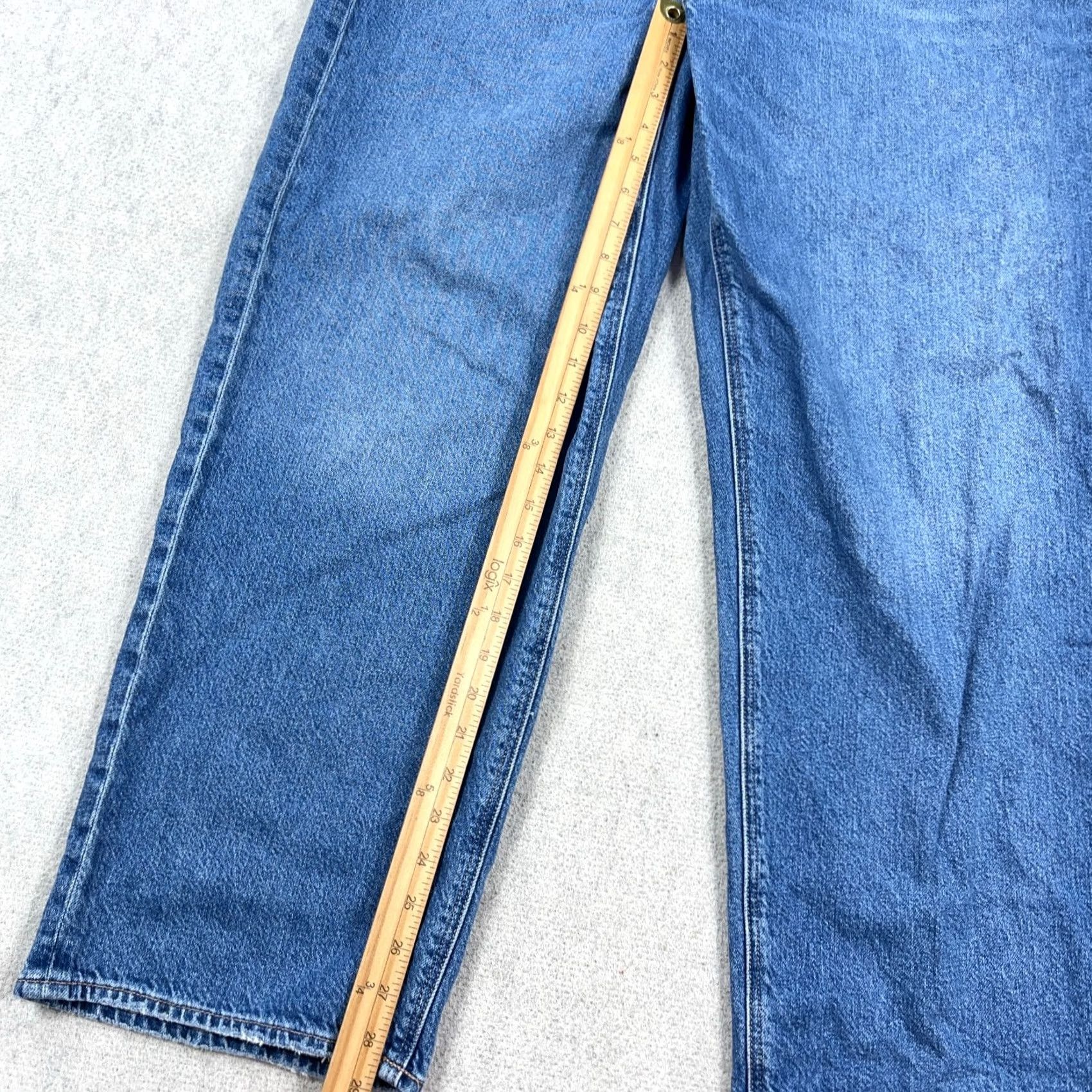 American Eagle Outfitters American Eagle Outfitters Jeans Women 18 High Rise Mom 38x29 Denim Blue 90s Grunge Retro 5-Pocket Womens Size 40" / US 18 - 7 Thumbnail