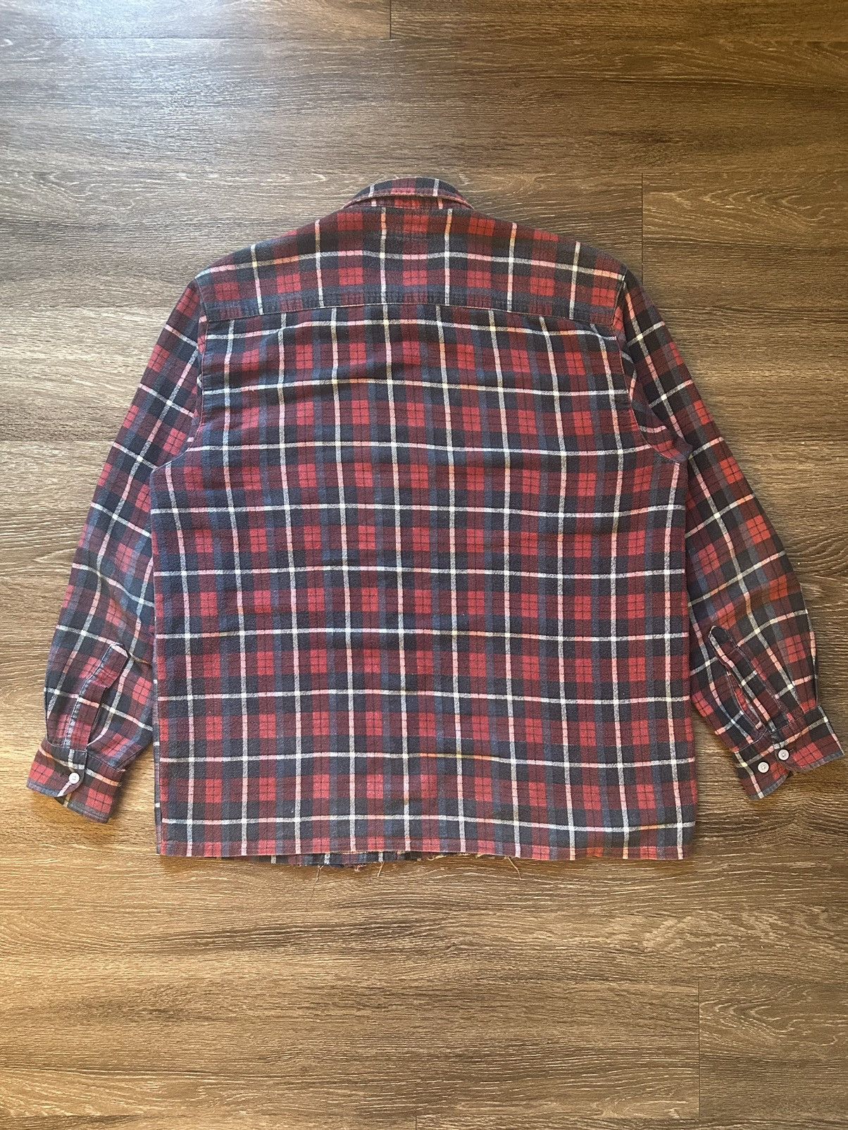 Needles × Nepenthes Needles Rebuild Ribbon Cut Flannel Shirt Size US L / EU 52-54 / 3 - 4 Thumbnail