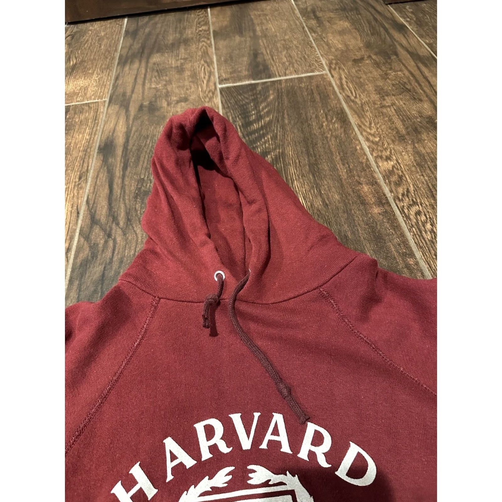 Champion VINTAGE Champion Harvard University Hoodie XL Mens Red 80s USA Sweatshirt Pullover Size US XL / EU 56 / 4 - 6 Thumbnail