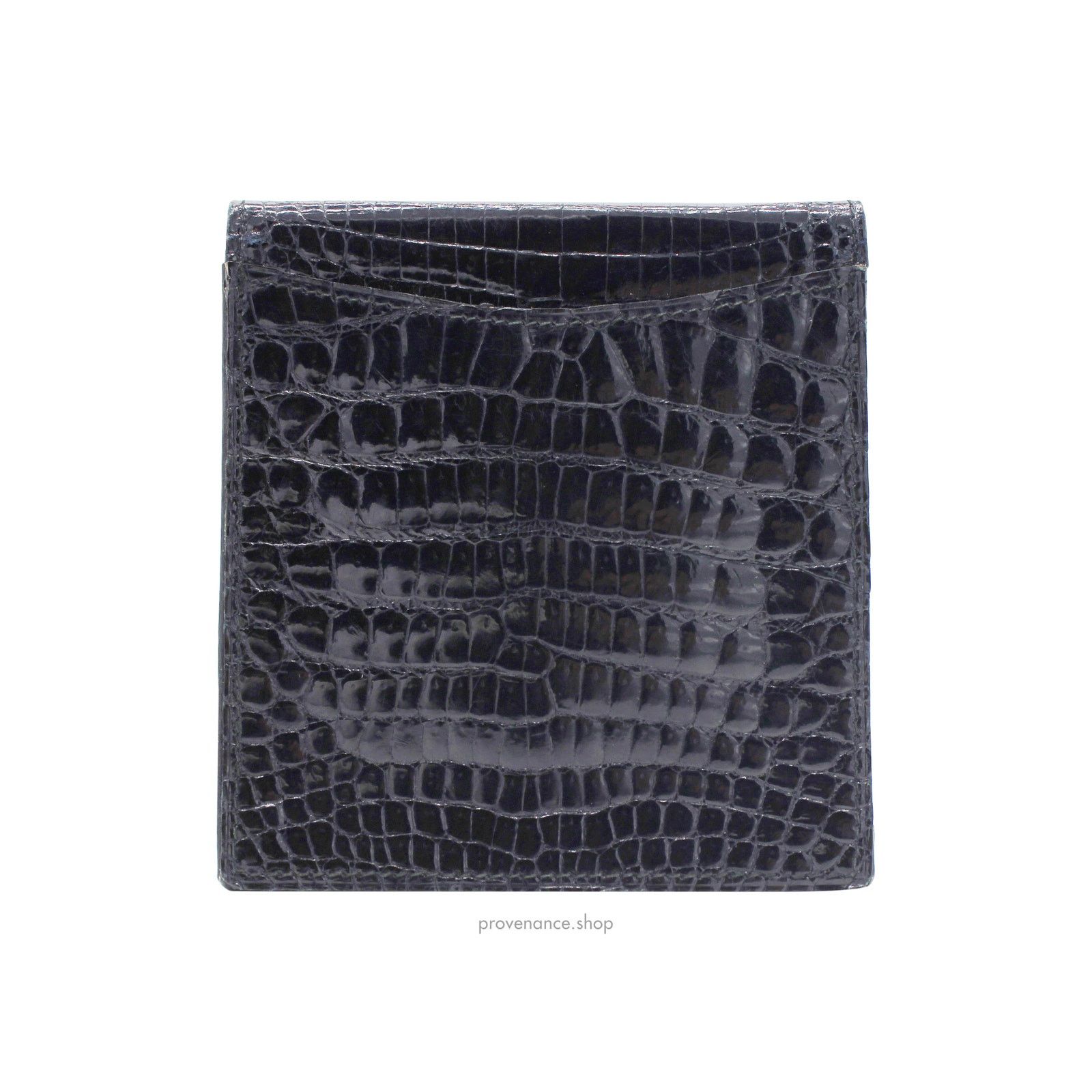 Gucci 🔴 Gucci Cardholder Wallet - Black Crocodile Size ONE SIZE - 2 Thumbnail