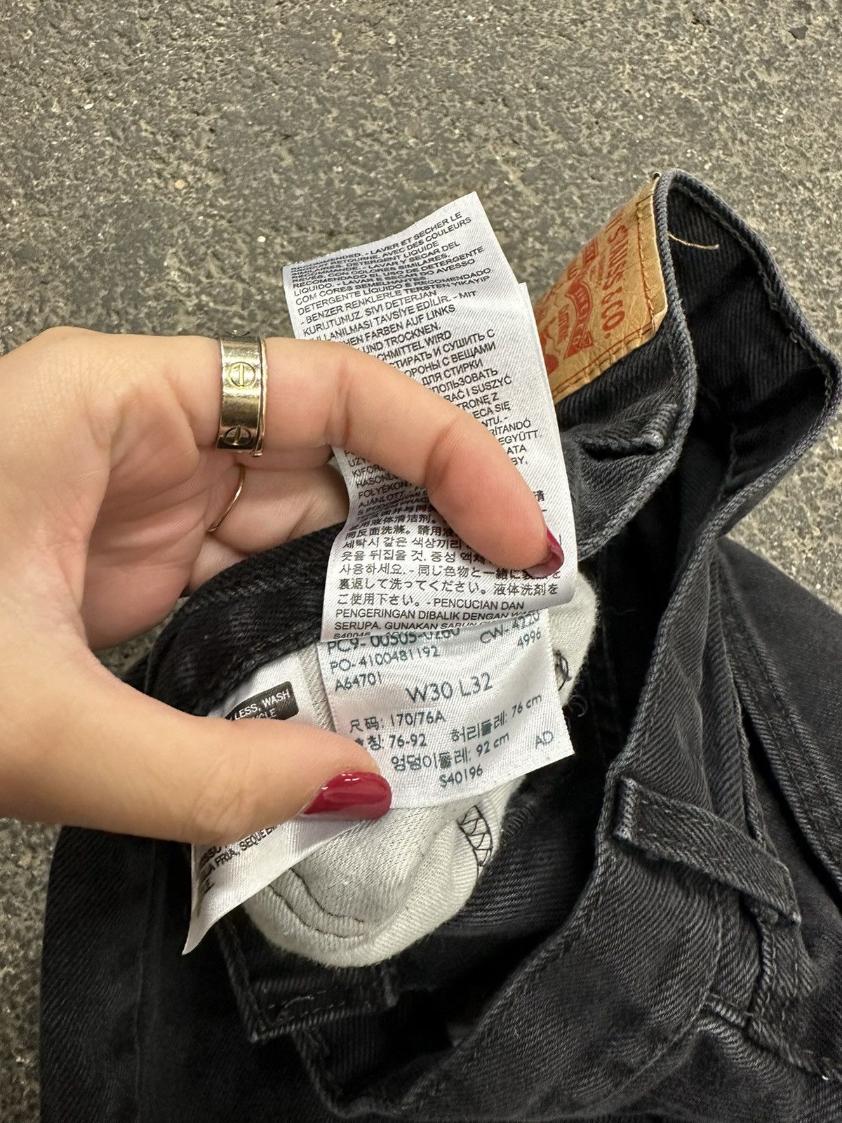 Other Levi’s 505 black jeans Size US 30 / EU 46 - 8 Thumbnail
