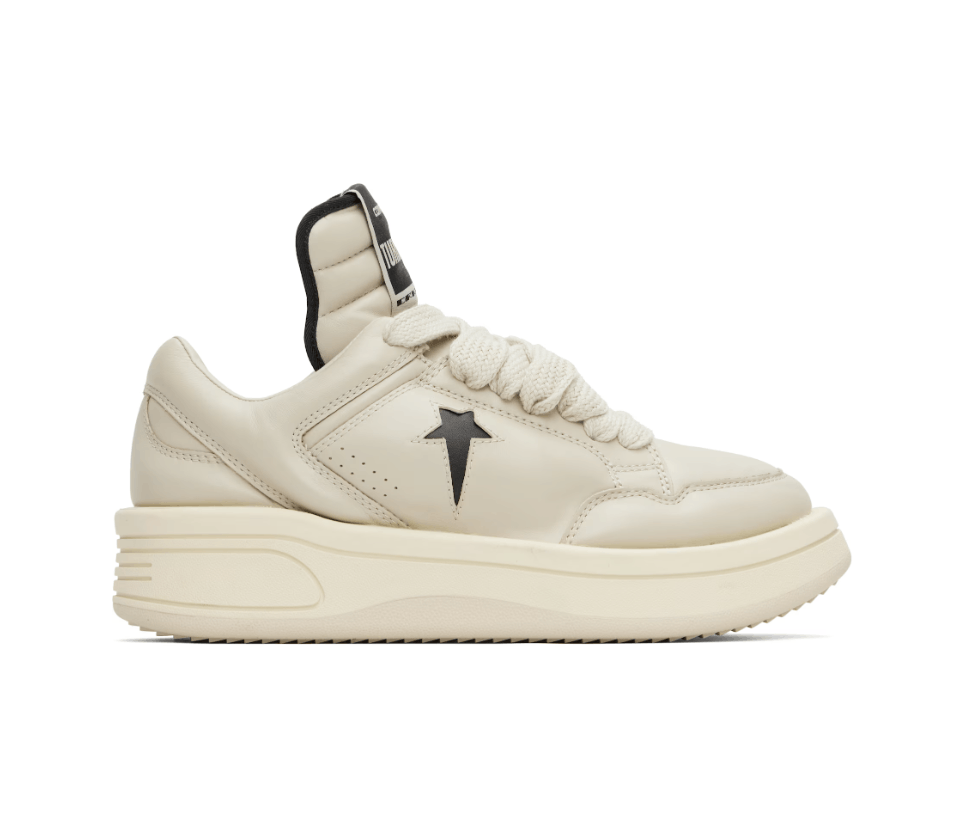 Converse × Rick Owens Drkshdw BNWT SS25 RICK OWENS DRKSHDW TURBOWPN OX SNEAKERS OYSTER 9 Size US 9 / EU 42 - 1 Thumbnail