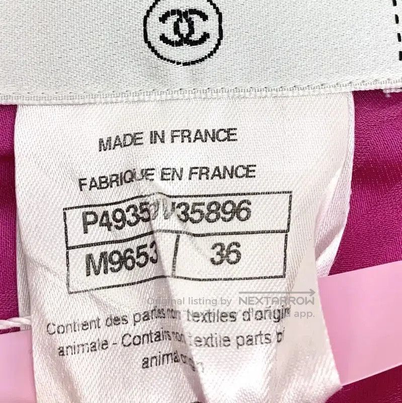 Chanel Chanel Pink Cotton Dress for Women . Size XS / US 0-2 / IT 36-38 - 7 Thumbnail