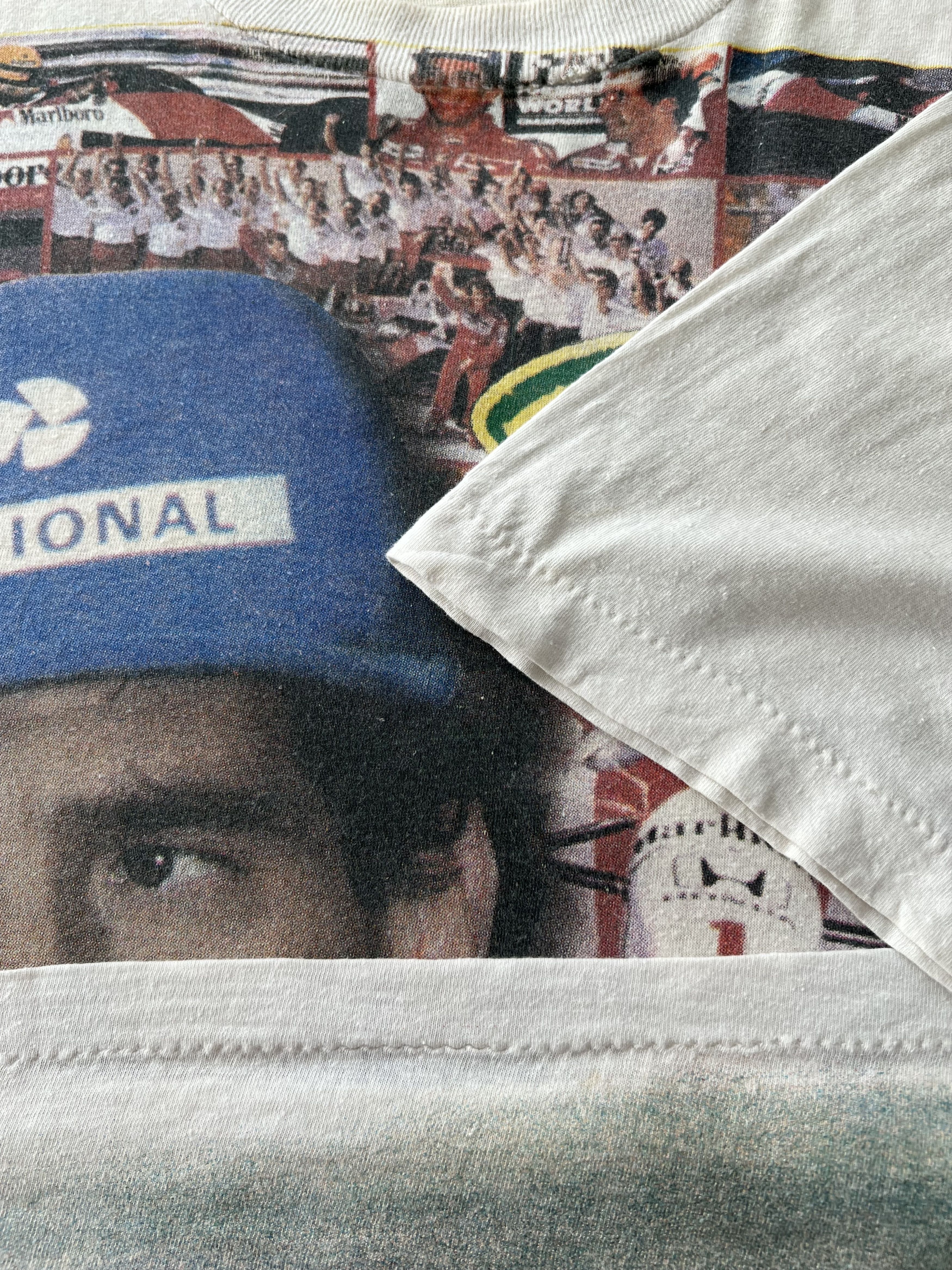 Formula 1 Vintage 90s Ayrton Senna Formula 1 F1 Renault AOP T-shirt Size US L / EU 52-54 / 3 - 6 Thumbnail