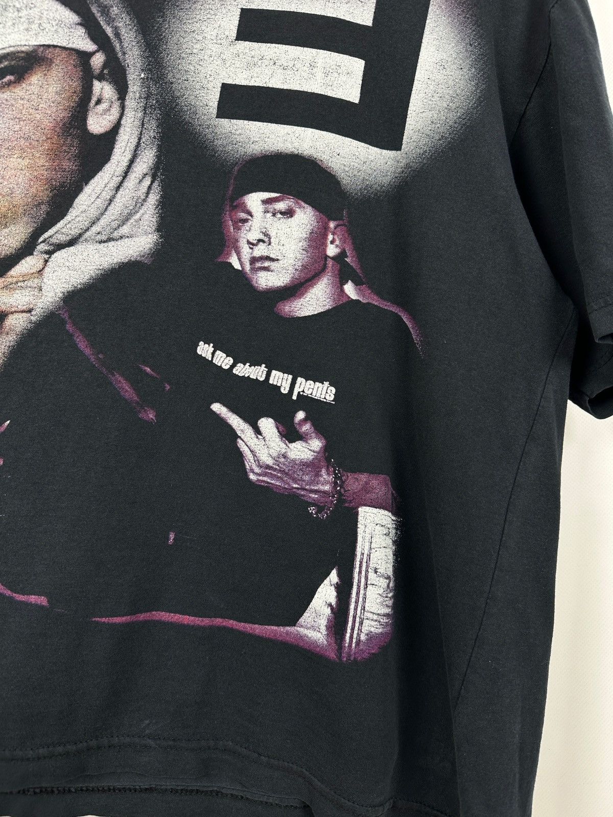 Eminem Vintage Eminem Ask Me About My Penis T-Shirt Size US L / EU 52-54 / 3 - 13 Thumbnail