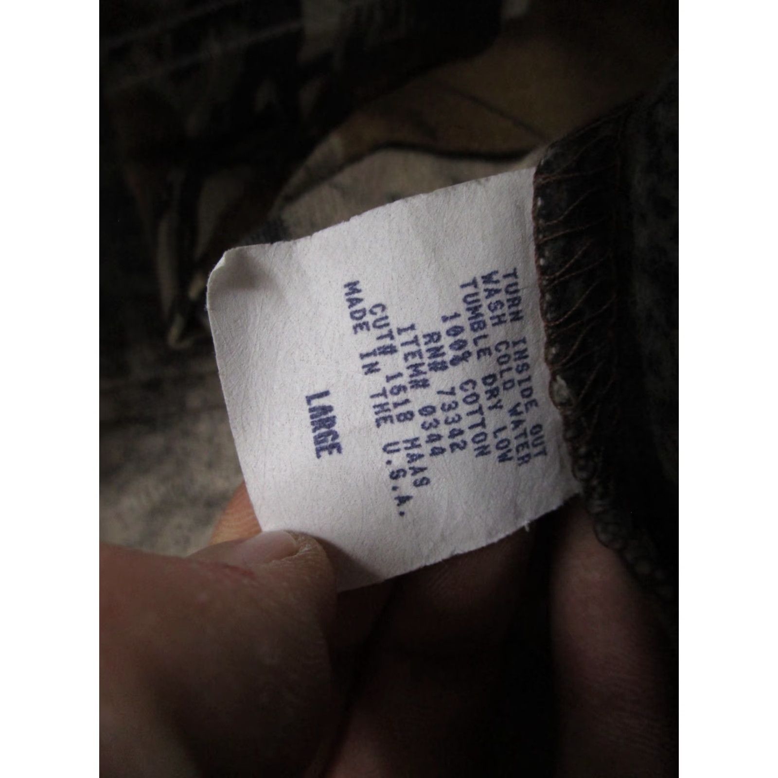 Vintage VTG Mossy Oak Camo Cargo Pants Men’s Large 30x30 Made In USA Forest Floor 90s Mens Pants Camouflage Cargo Pocket Straight Flat Front Cotton Canvas USA Size US 33 - 5 Thumbnail