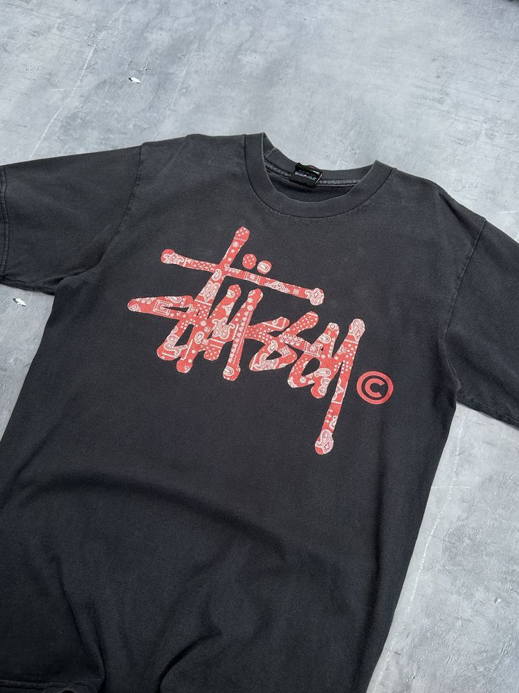 Stussy Vintage Stussy bandana T-shirt Size US S / EU 44-46 / 1 - 3 Thumbnail