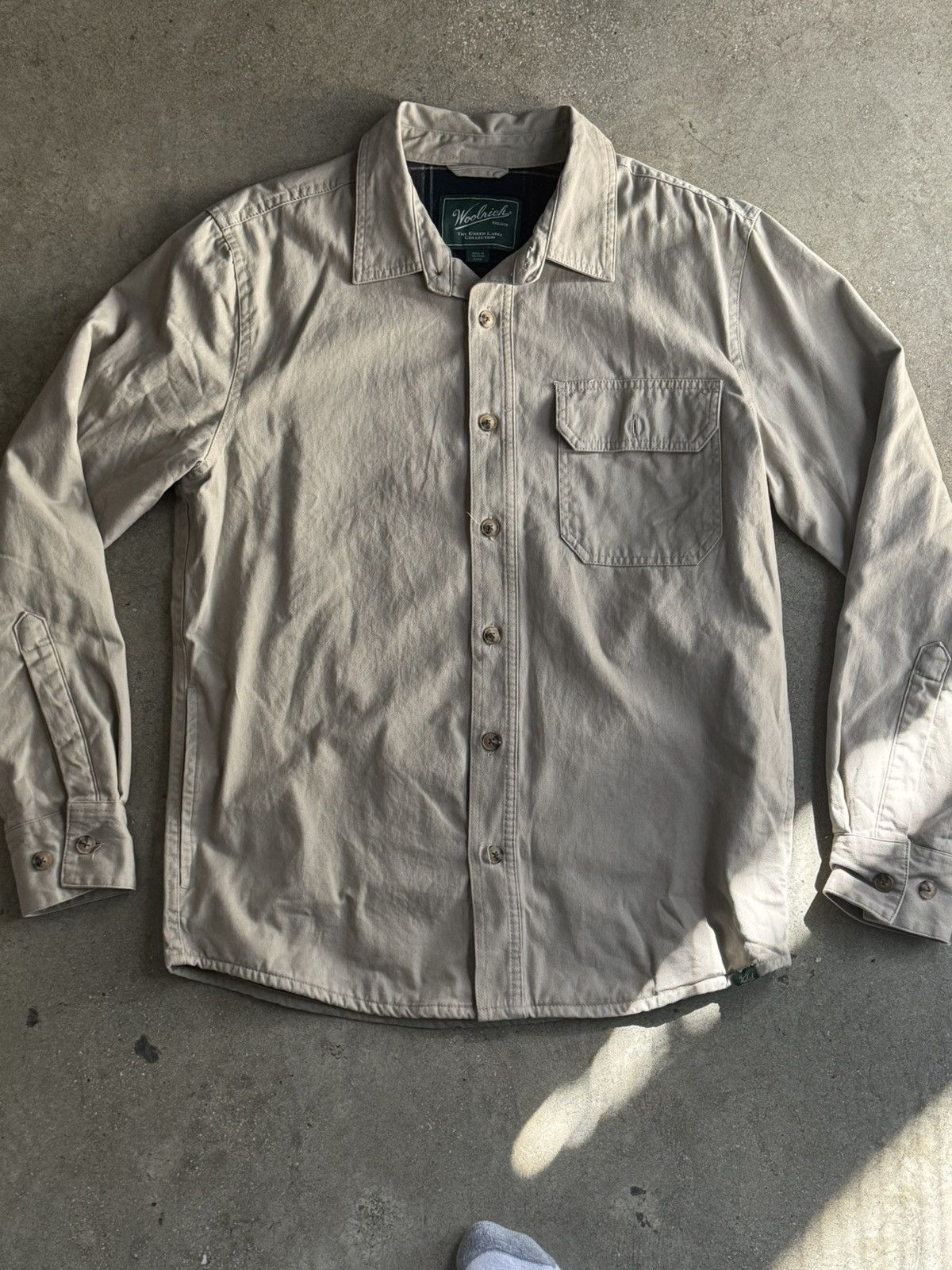 Vintage Light Tan Workwear Jacket Size US S / EU 44-46 / 1 - 1 Thumbnail