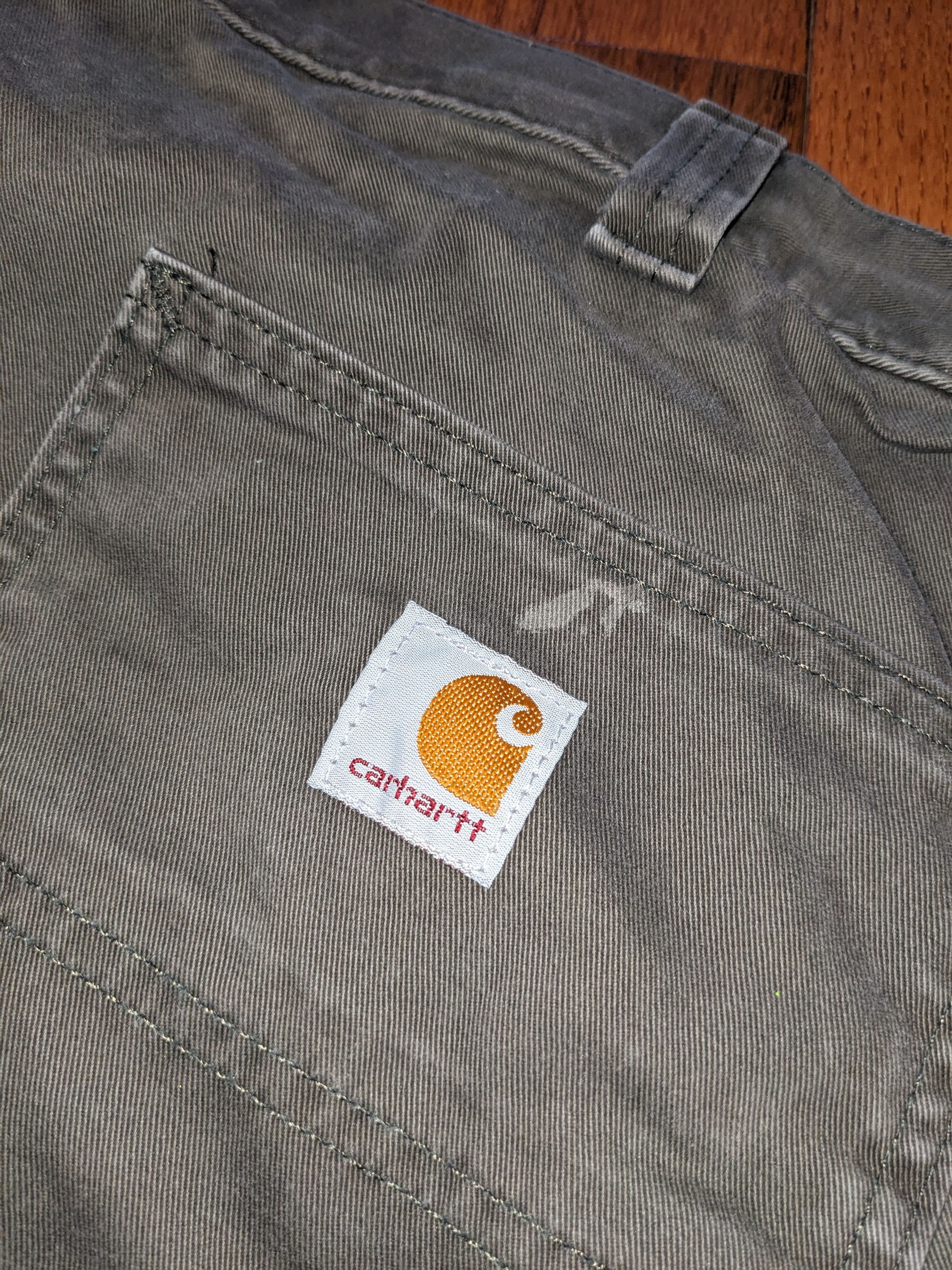 Carhartt × Vintage Vintage Carhartt B324-DFE 38 x 34 Relaxed Fit Green Pants Size US 38 / EU 54 - 4 Thumbnail