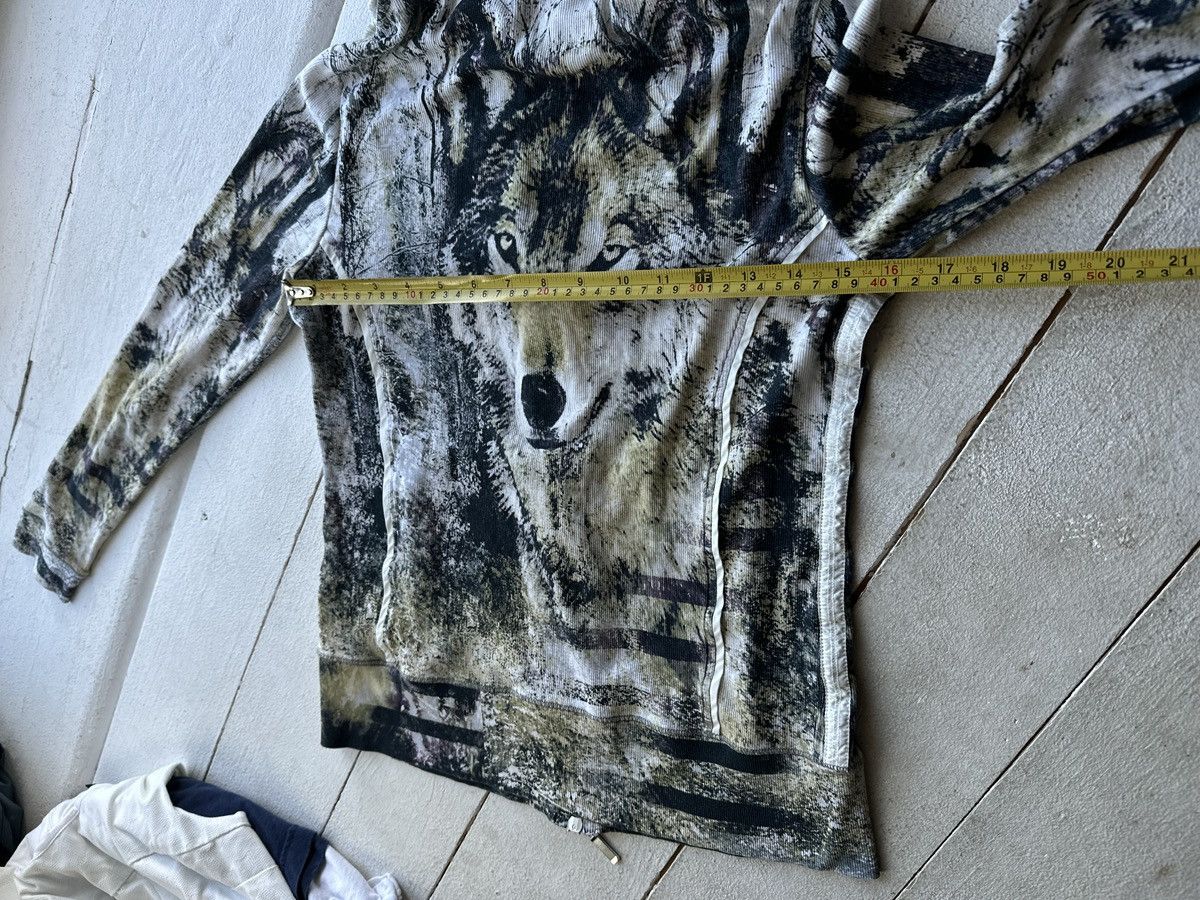 Vintage 🚨 VNTG WOLF OVERPRINT WOMEN ZIP SWEATSHIRT OPIUM Y2K RARE Size M / US 6-8 / IT 42-44 - 14 Thumbnail