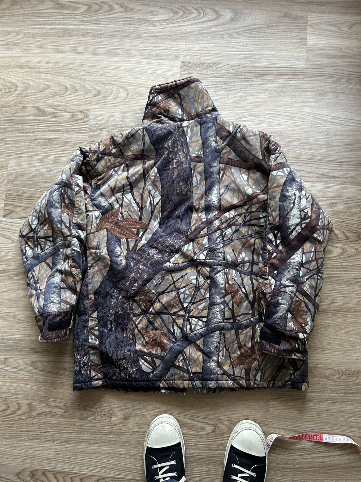 Vintage Vintage Real Tree Camo Water Proof Puffer Hunting Jacket Size US L / EU 52-54 / 3 - 9 Thumbnail