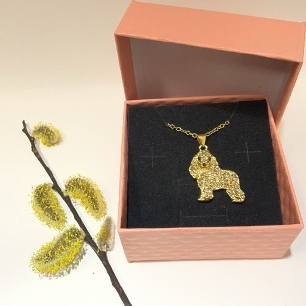 The Unbranded Brand NWT Gold Necklace Cocker Spaniel Charm Pet Puppy Jewelry 19" Size ONE SIZE - 10 Thumbnail