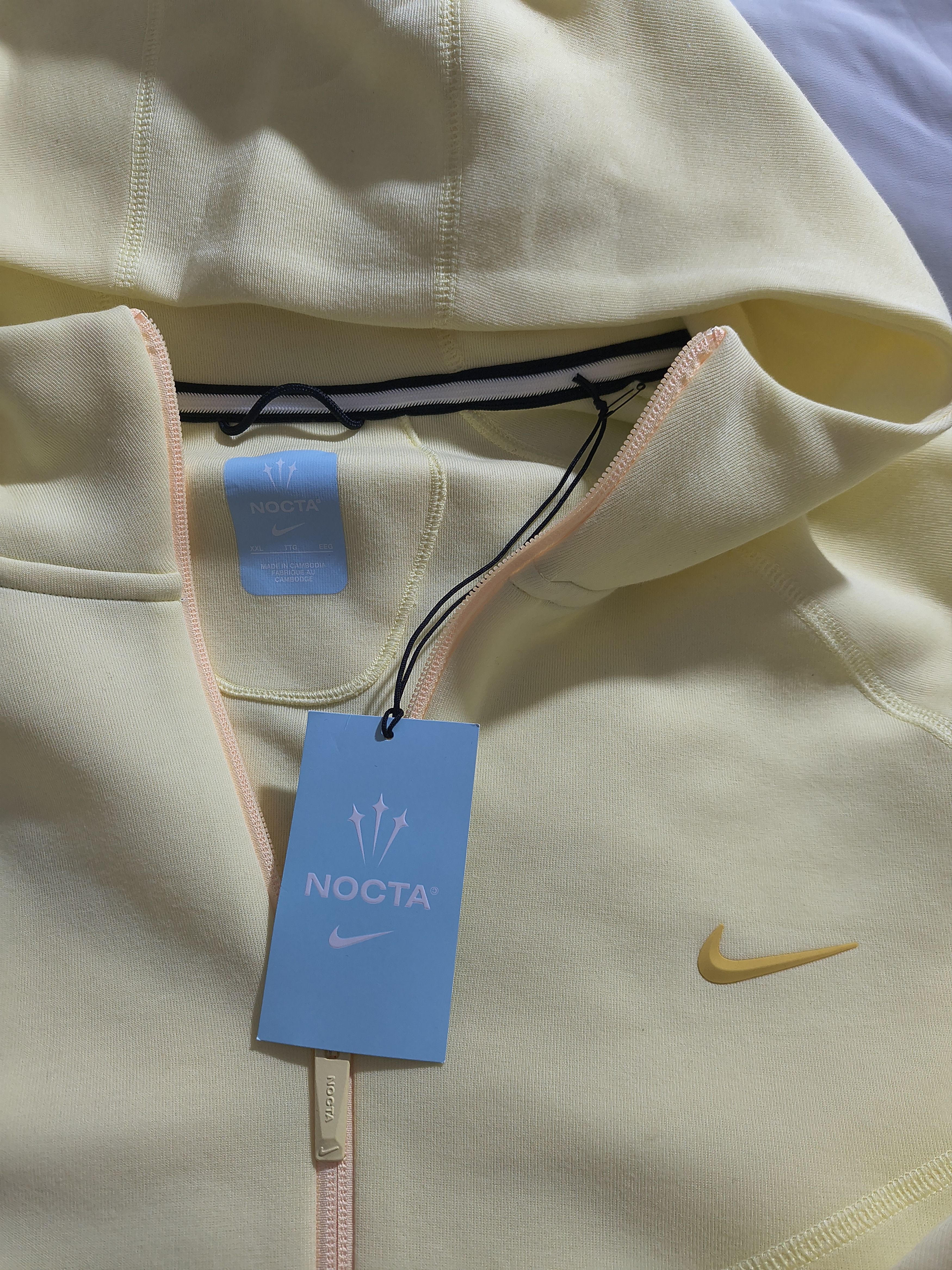 NOCTA Nike nocta yellow zip up Size US XL / EU 56 / 4 - 2 Thumbnail