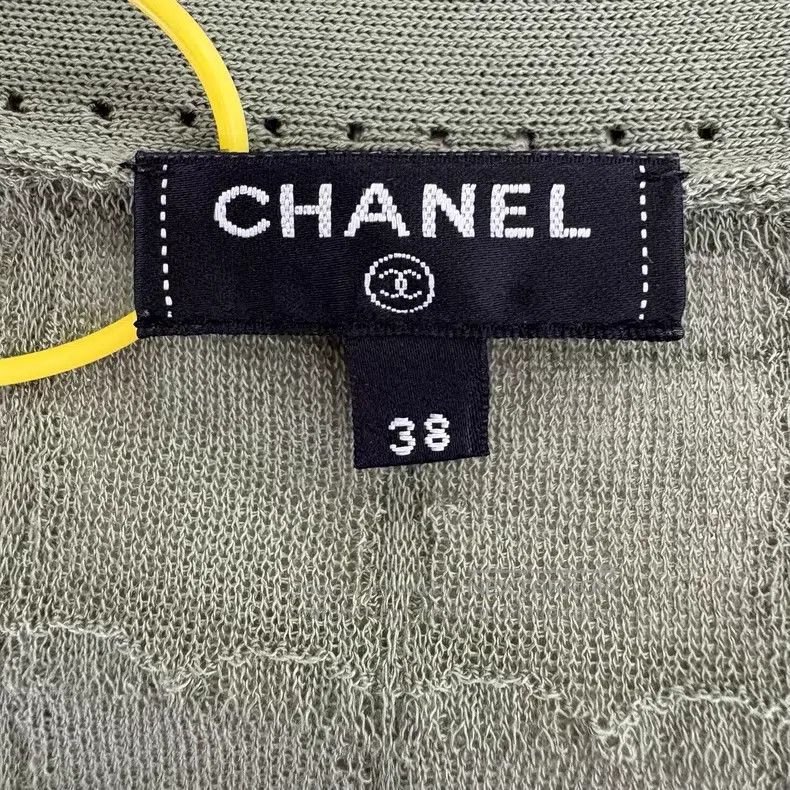 Chanel Chanel Green hollow knitted cardigan coat Size XS / US 0-2 / IT 36-38 - 3 Thumbnail