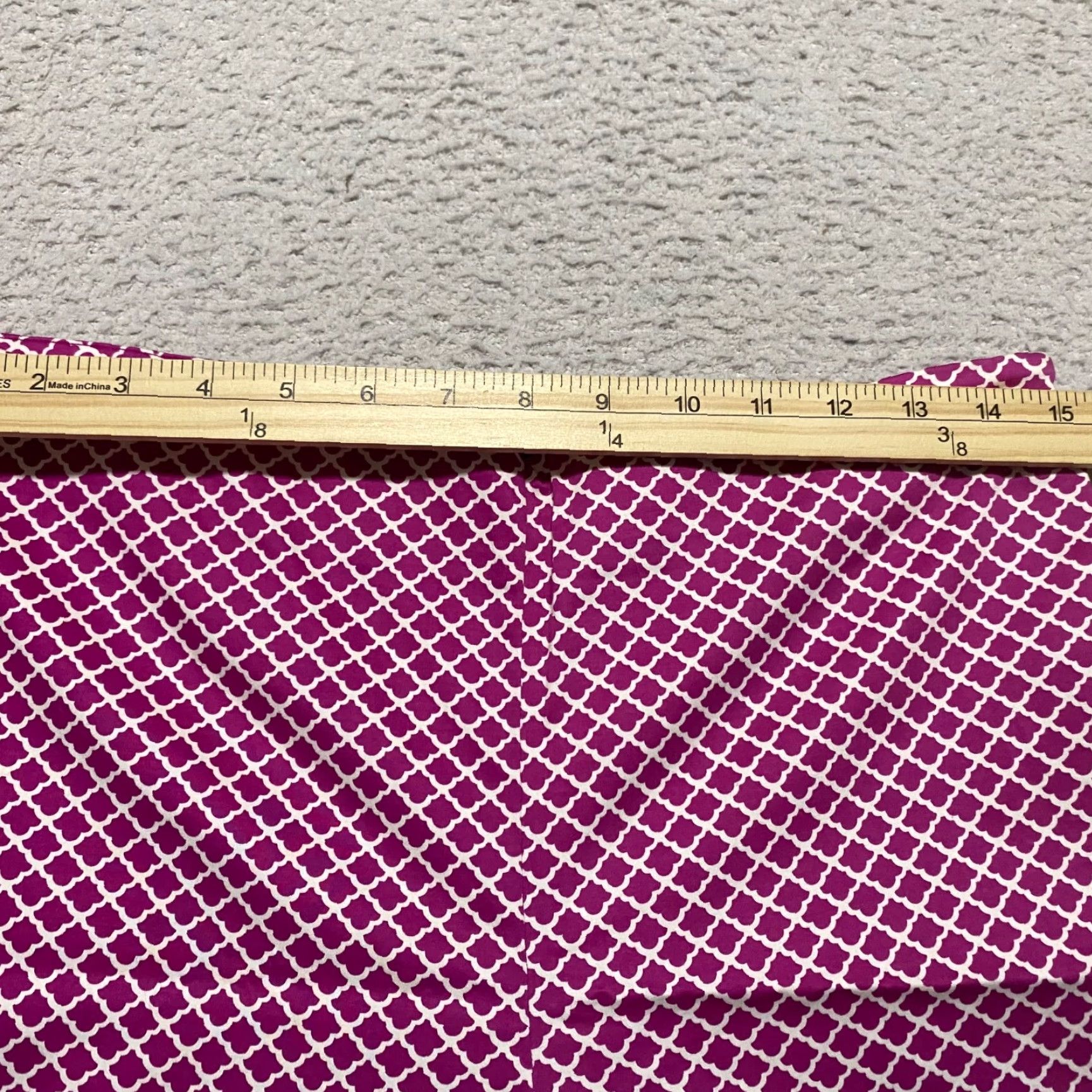 Talbots Talbots Pant Cropped Pink Geometric Heritage Mid Rise Petites Womens 10P (30 in Waist) 22 in Inseam Cotton Spandex Button Zip Flat Front Cropped Crop Size 30" / US 8 / IT 44 - 5 Thumbnail