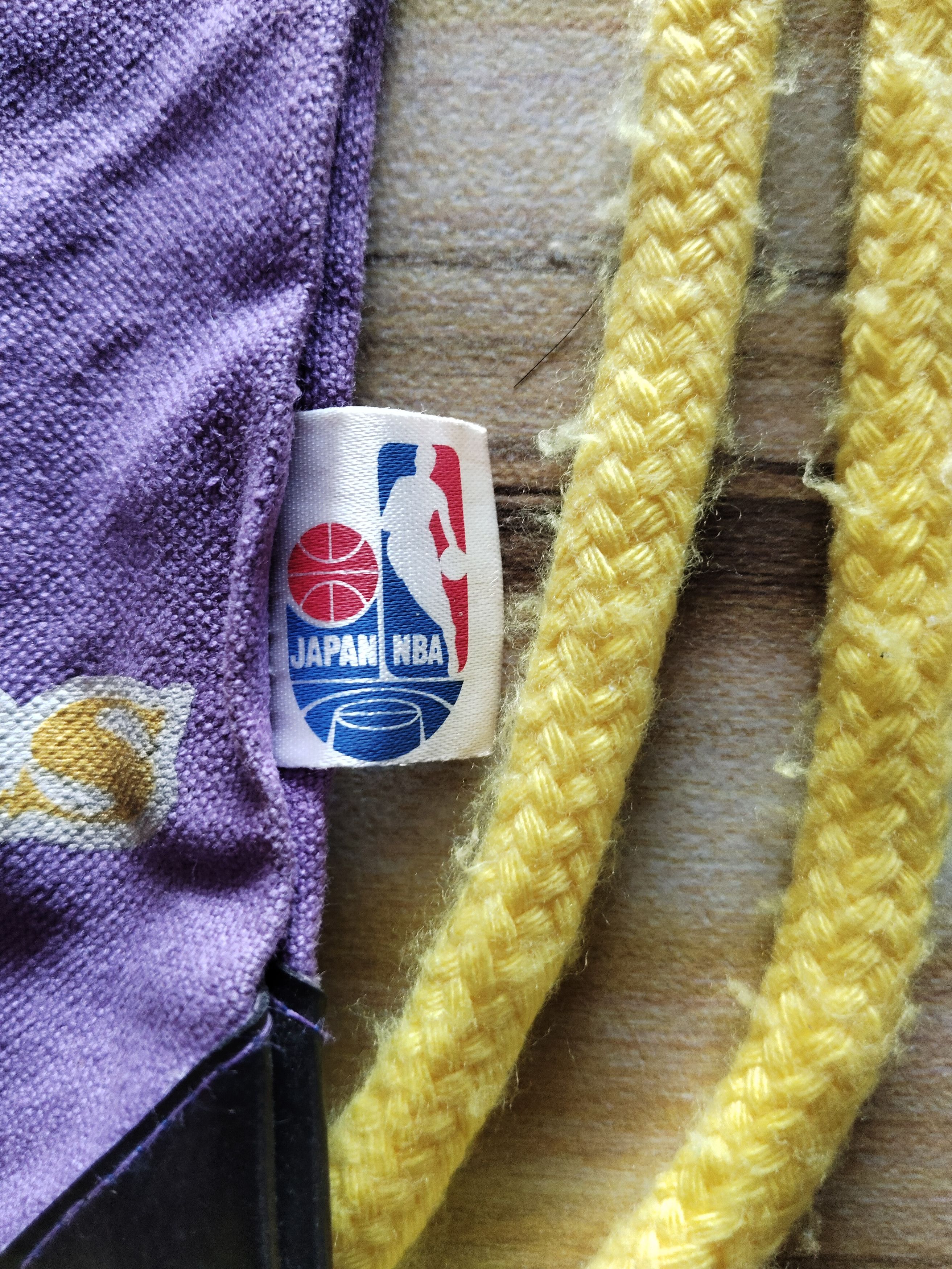 NBA Vintage LA LAKERS Drawstring Bag Size ONE SIZE - 2 Thumbnail