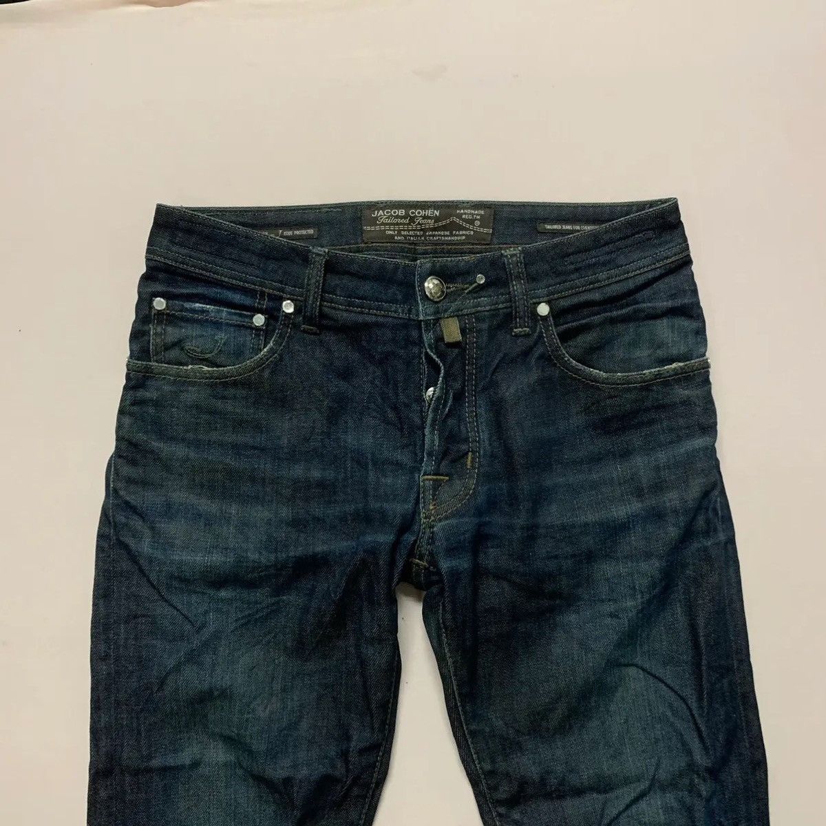 Jacob Cohen 💥RARE! Vintage Jacob Cohen Designer Denim Pants Made Italy Size US 31 - 3 Thumbnail