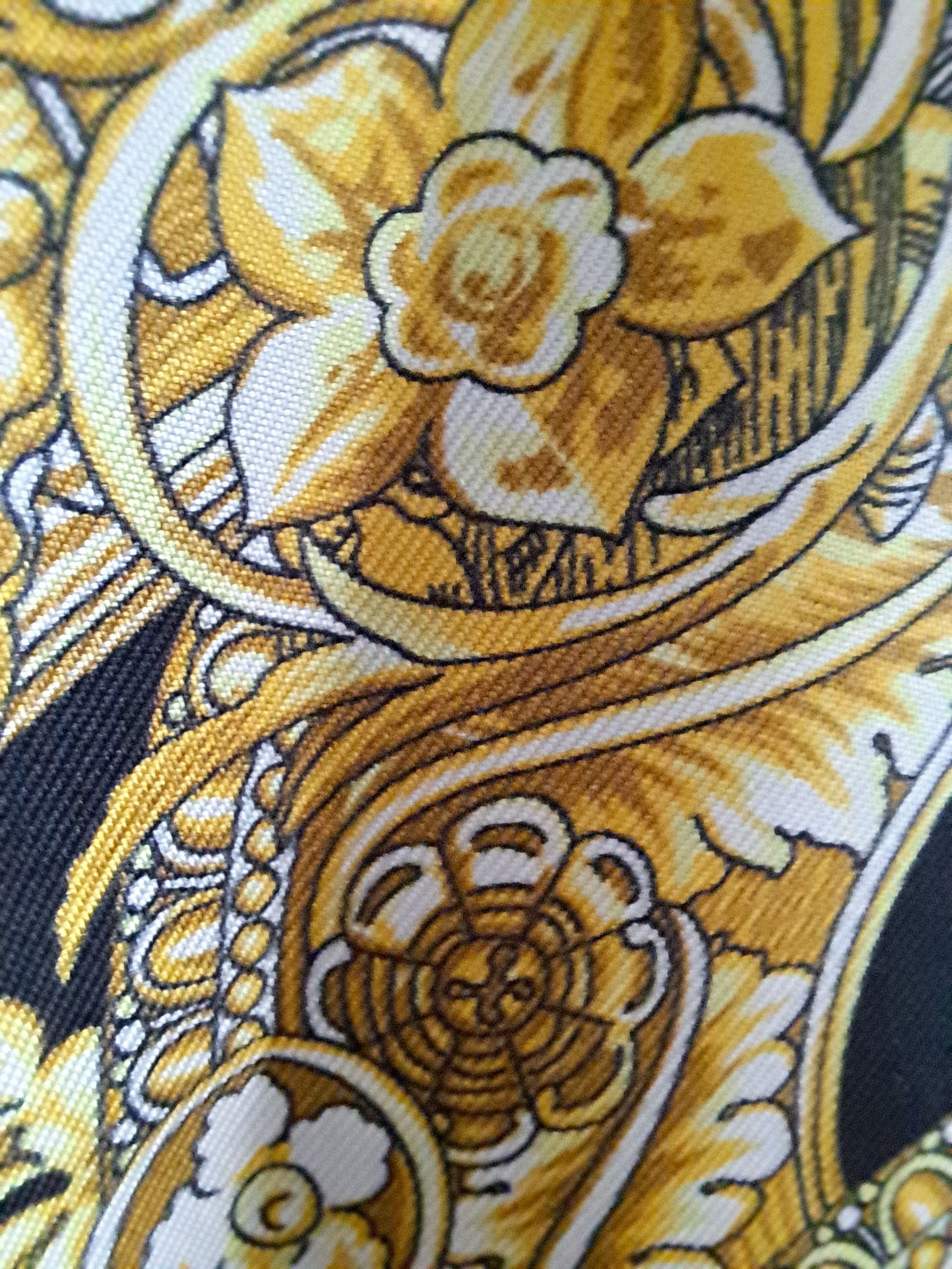 Versace Silk baroque print dress Size S / US 4 / IT 40 - 9 Thumbnail