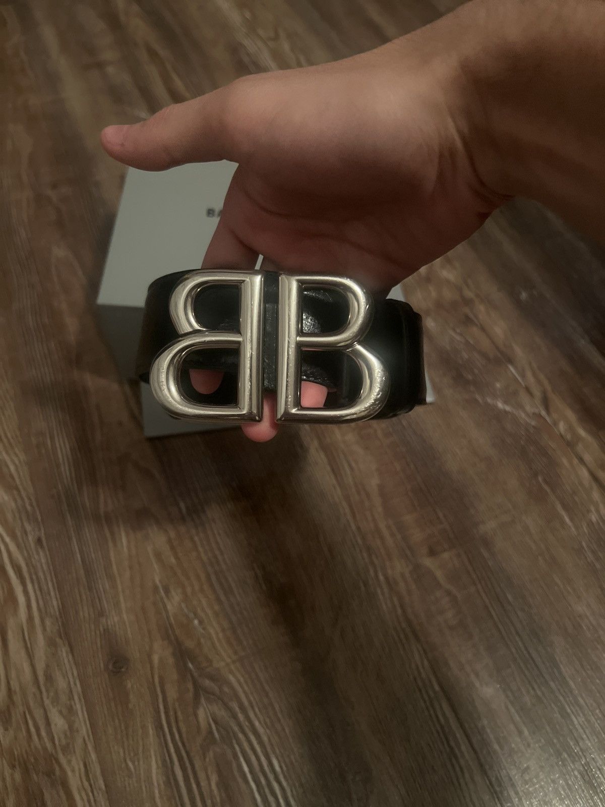 Balenciaga Balenciaga double b belt Size 34 - 1 Thumbnail