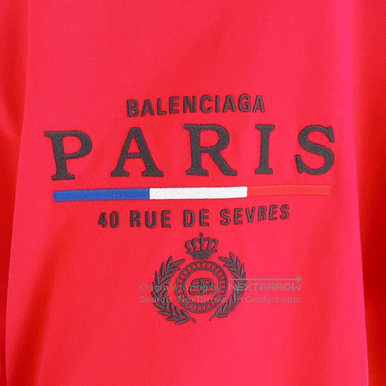 Balenciaga Balenciaga Red Short Sleeve Top Size US M / EU 48-50 / 2 - 5 Thumbnail