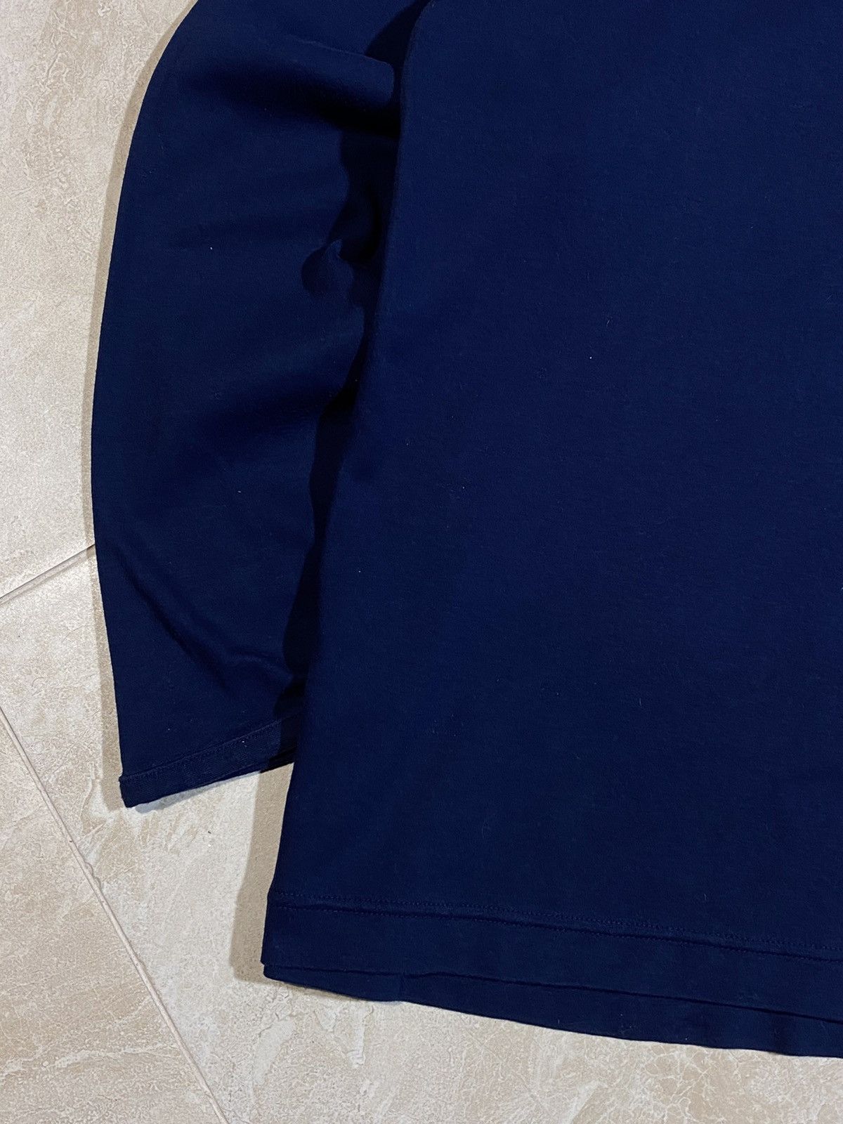 Nike 🔥 00s RARE NIKE TURTLENECK NAVY BLUE SWEATSHIRT VINTAGE Size US L / EU 52-54 / 3 - 5 Thumbnail