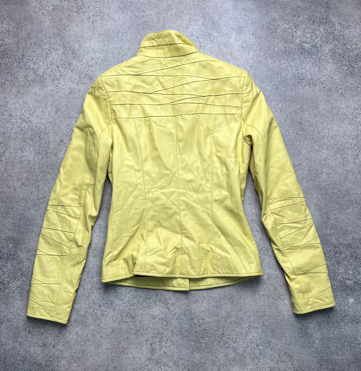 Vintage Vintage adorable asymmetrical leather jacket Size S / US 4 / IT 40 - 6 Thumbnail