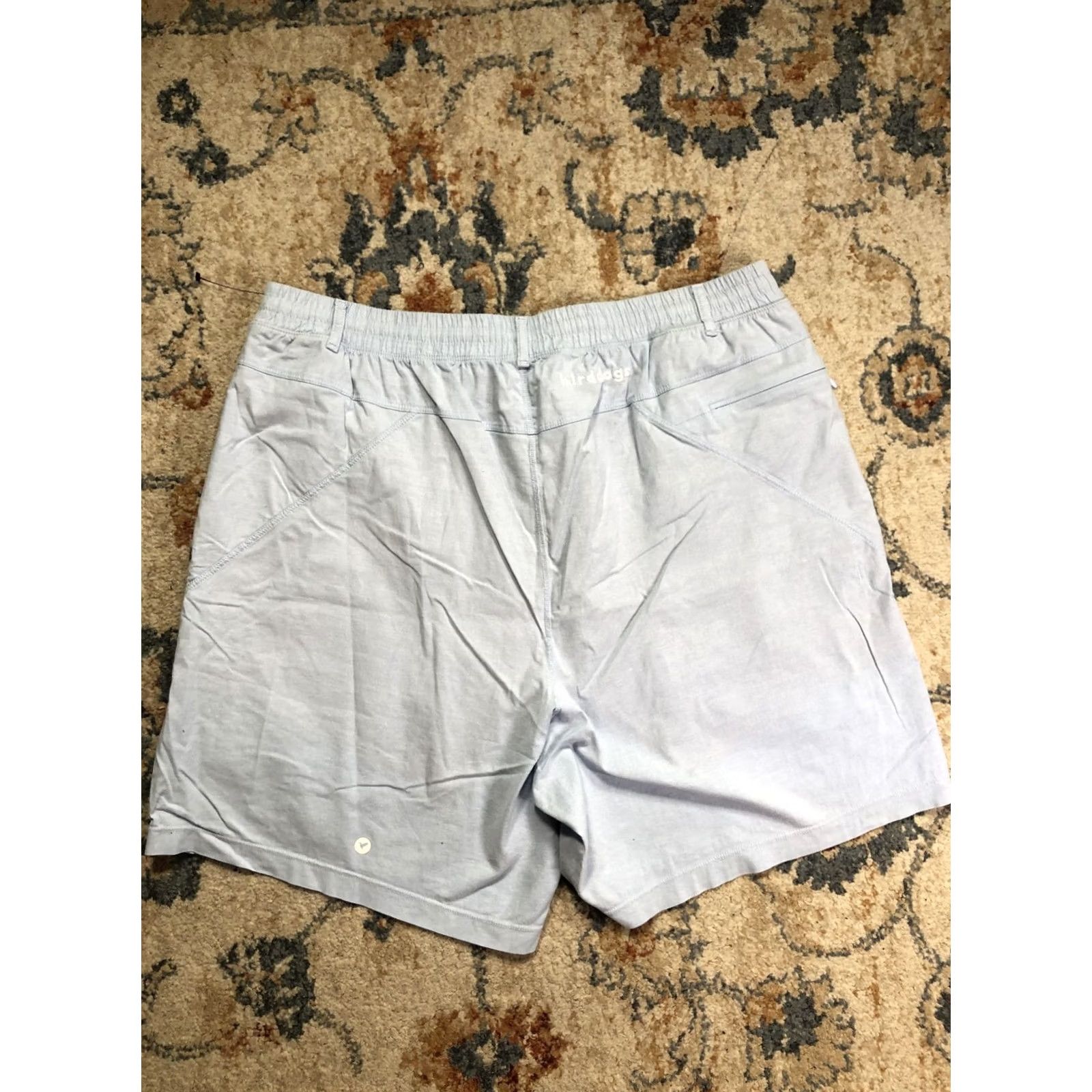 Vintage Birddogs Mens Shorts 2XL Blue Athletic Inseam 7 Elastic Waist Lined Pockets Stretch Lightweight Casual Summer Size US 39 - 7 Thumbnail