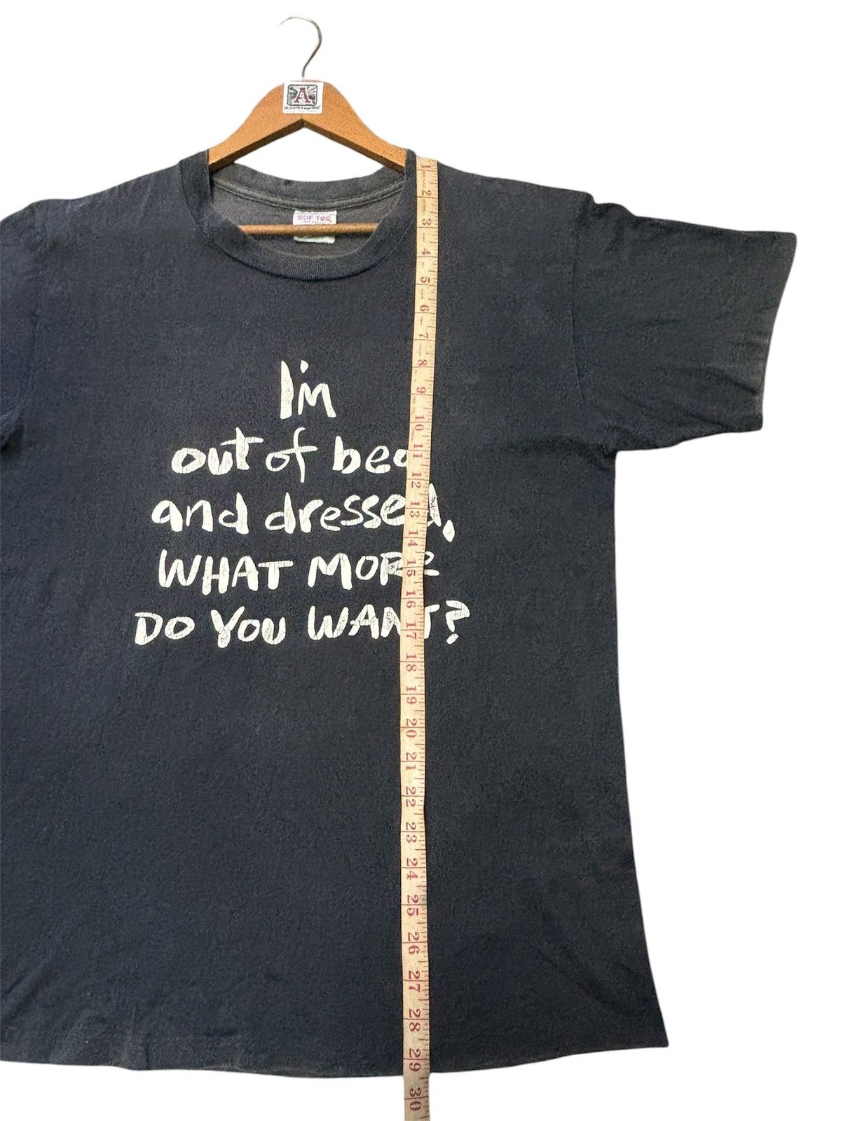 Vintage ‼️RARE‼️VINTAGE “I’M OUT OF BED AND DRESSED” TSHIRT TEE💥 Size US L / EU 52-54 / 3 - 11 Thumbnail