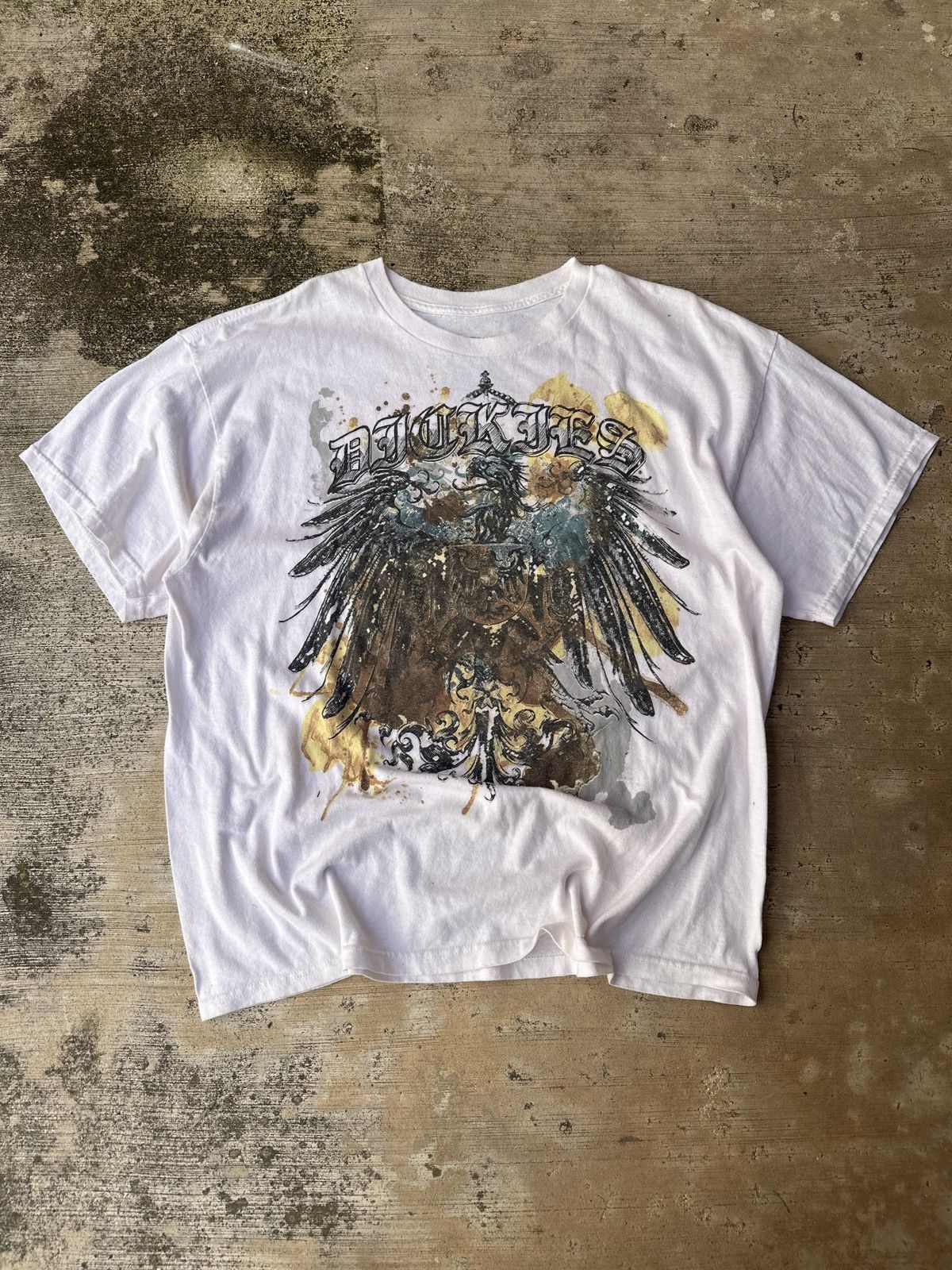 Affliction × Dickies × Vintage Y2k 2000s dickies affliction tribal style white tshirt Size US XL / EU 56 / 4 - 1 Thumbnail