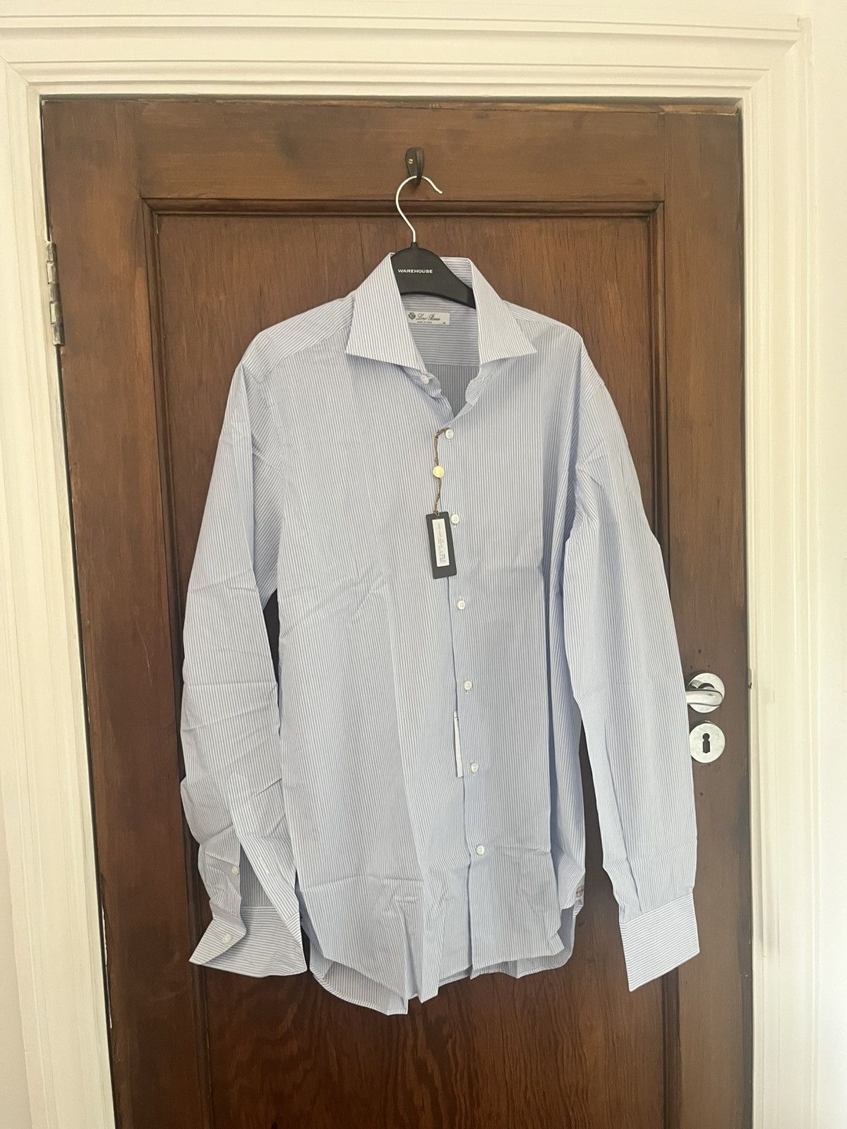 Loro Piana Loro Piana blue striped cotton shirt size 38 brand new Size US S / EU 44-46 / 1 - 1 Thumbnail