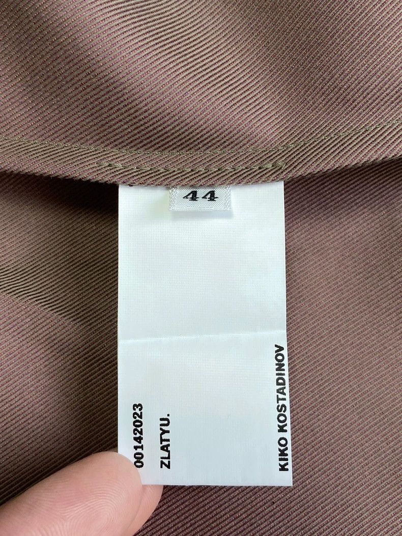 Kiko Kostadinov KIKO KOSTADINOV Brown Leather and Fabric Jacket ZLATYU Uni Size US S / EU 44-46 / 1 - 8 Thumbnail