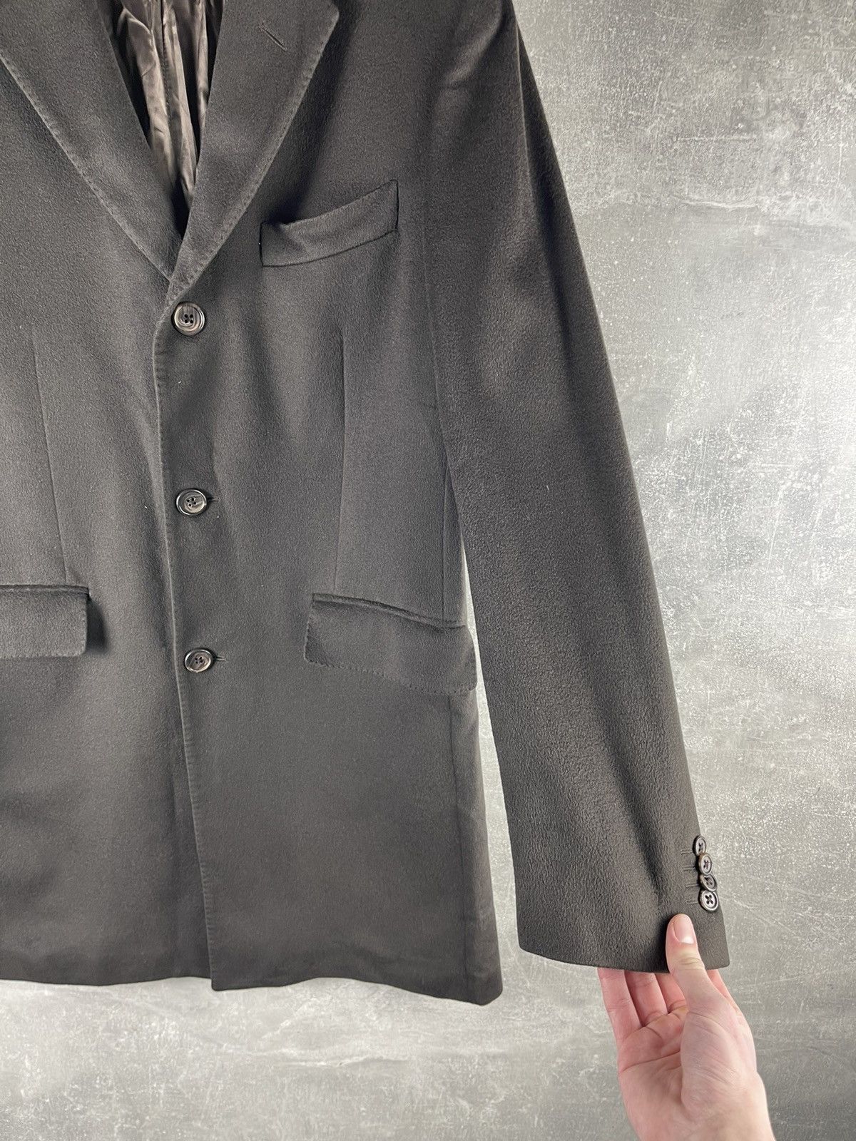 Colombo Colombo for Abital Virgin Wool Overcoat Brown/Green Size US M / EU 48-50 / 2 - 4 Thumbnail
