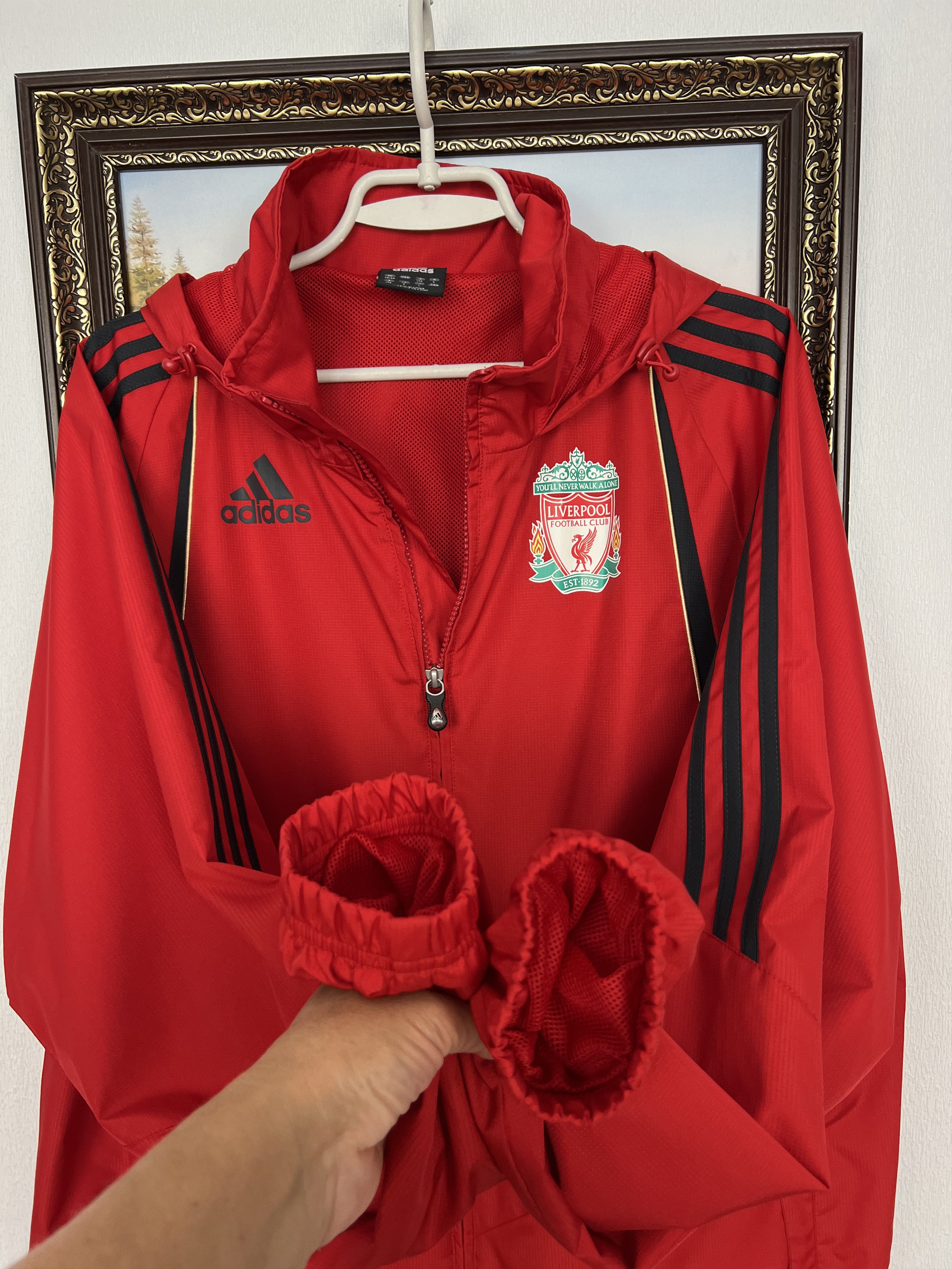 Adidas Vintage Adidas Liverpool Football Jacket Soccer Track Top Size US M / EU 48-50 / 2 - 7 Thumbnail