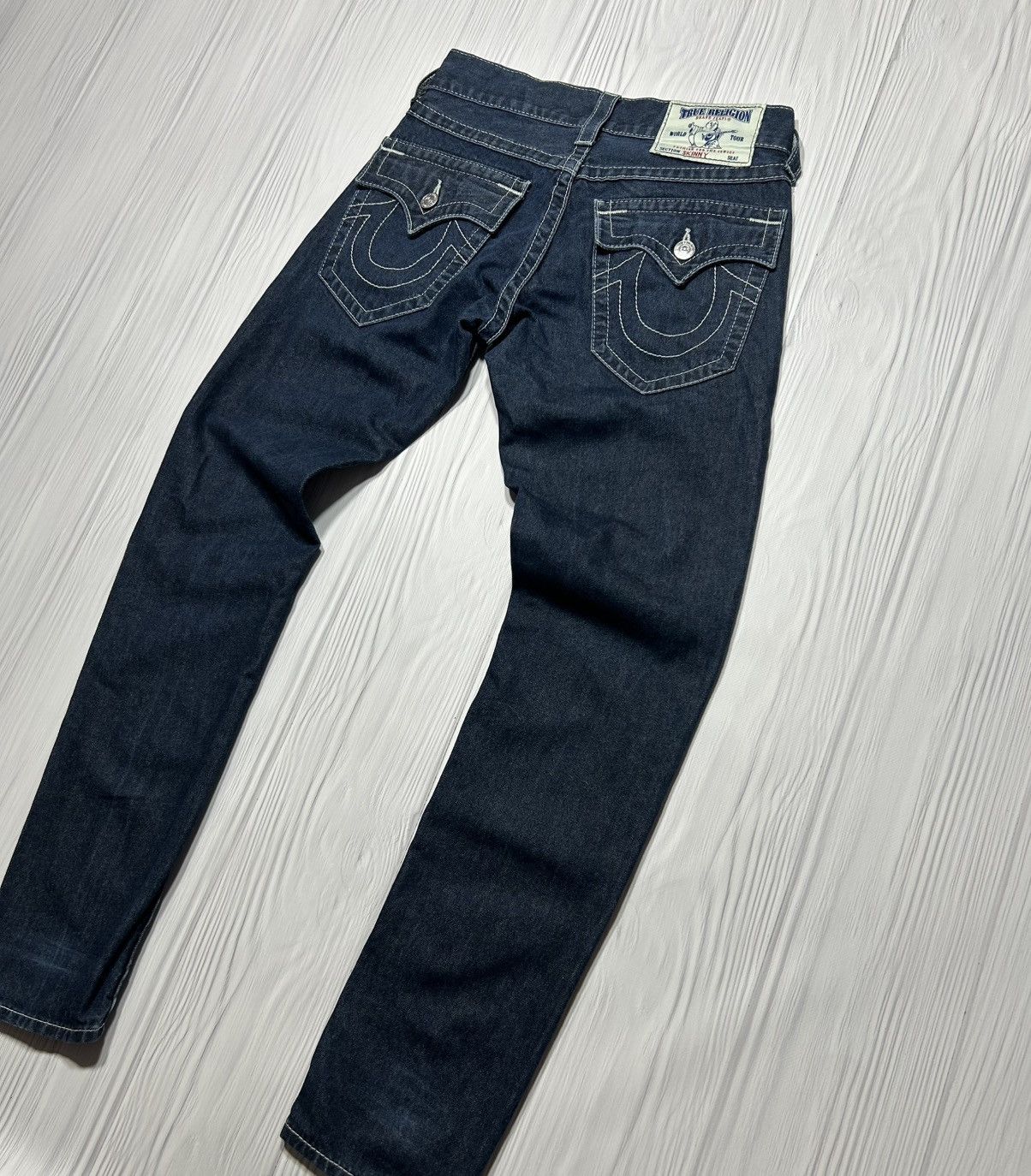 True Religion True Religion Skinny Short Inseam Natural Denim Pants Size28 Size 28" / US 6 / IT 42 - 2 Thumbnail