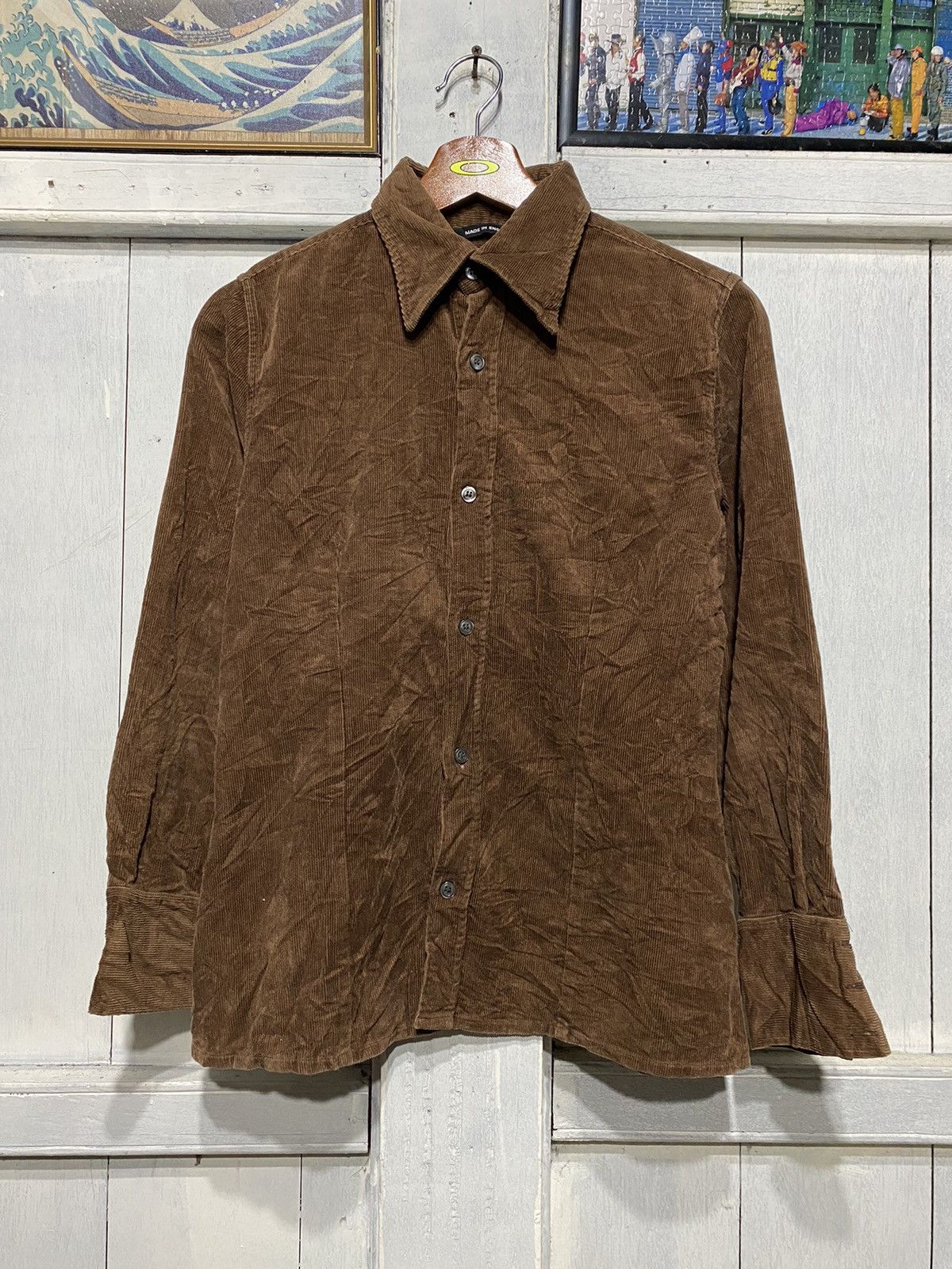 Japanese Brand × United Arrows × Vintage United Arrows Coduroy Shirt Size S / US 4 / IT 40 - 1 Thumbnail