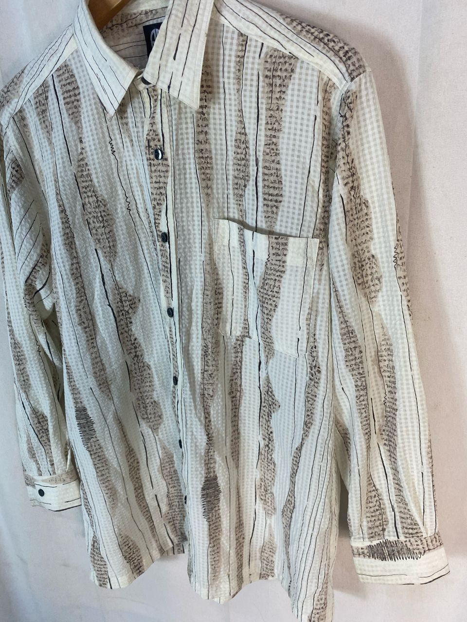 Japanese Brand AP club button up shirt Size US M / EU 48-50 / 2 - 3 Thumbnail