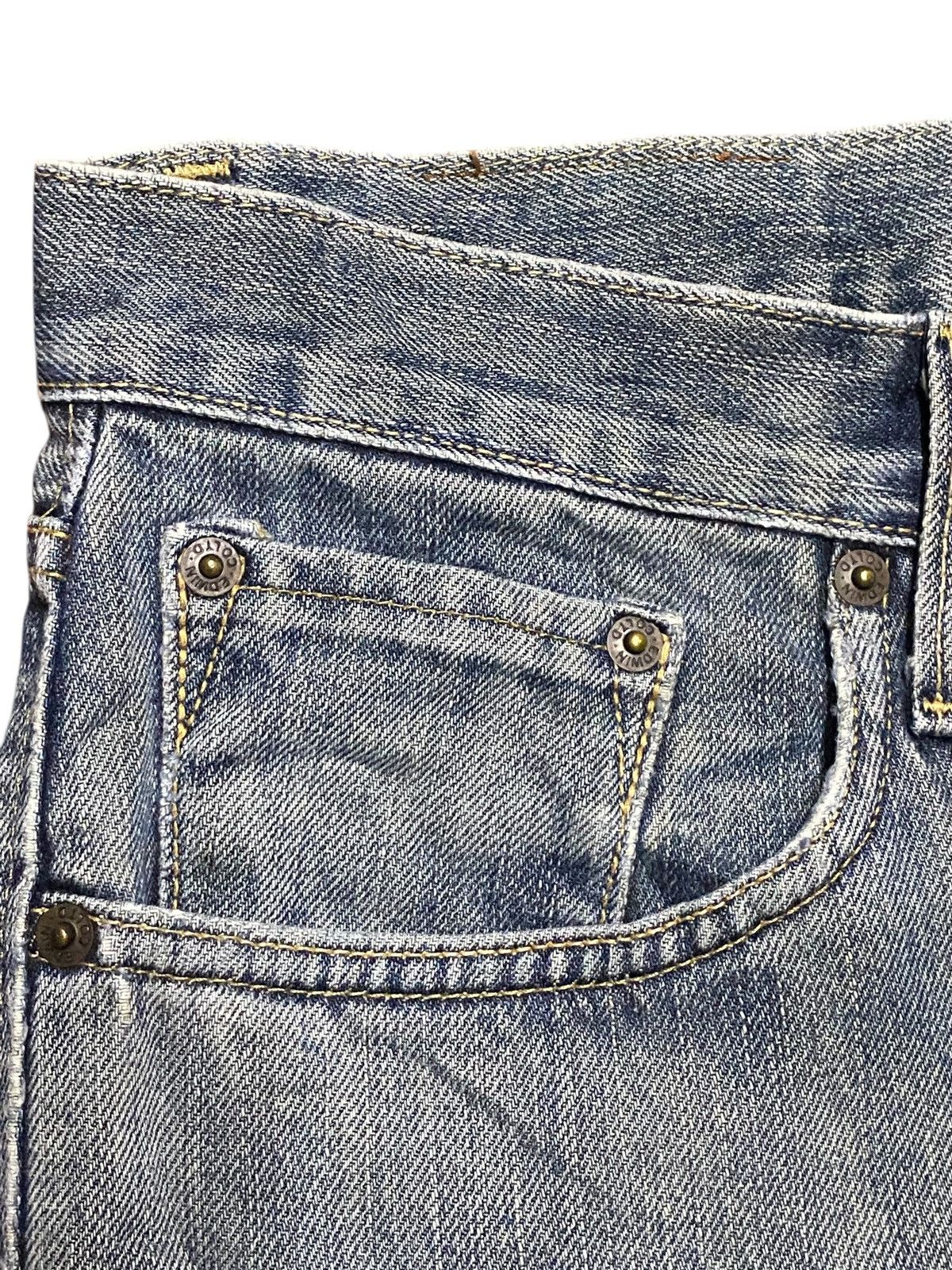Edwin Vintage Japanese Brand Edwin 404 Faded Dustressed Loose Size US 35 - 9 Thumbnail