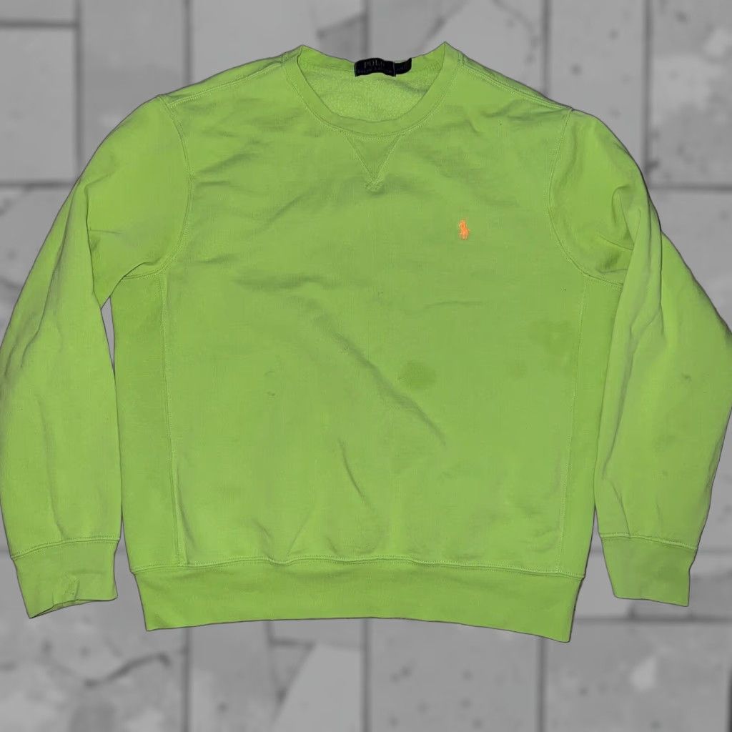 Polo Ralph Lauren Polo Ralph Lauren Mens Green Pullover Sweater Large Size US L / EU 52-54 / 3 - 1 Thumbnail