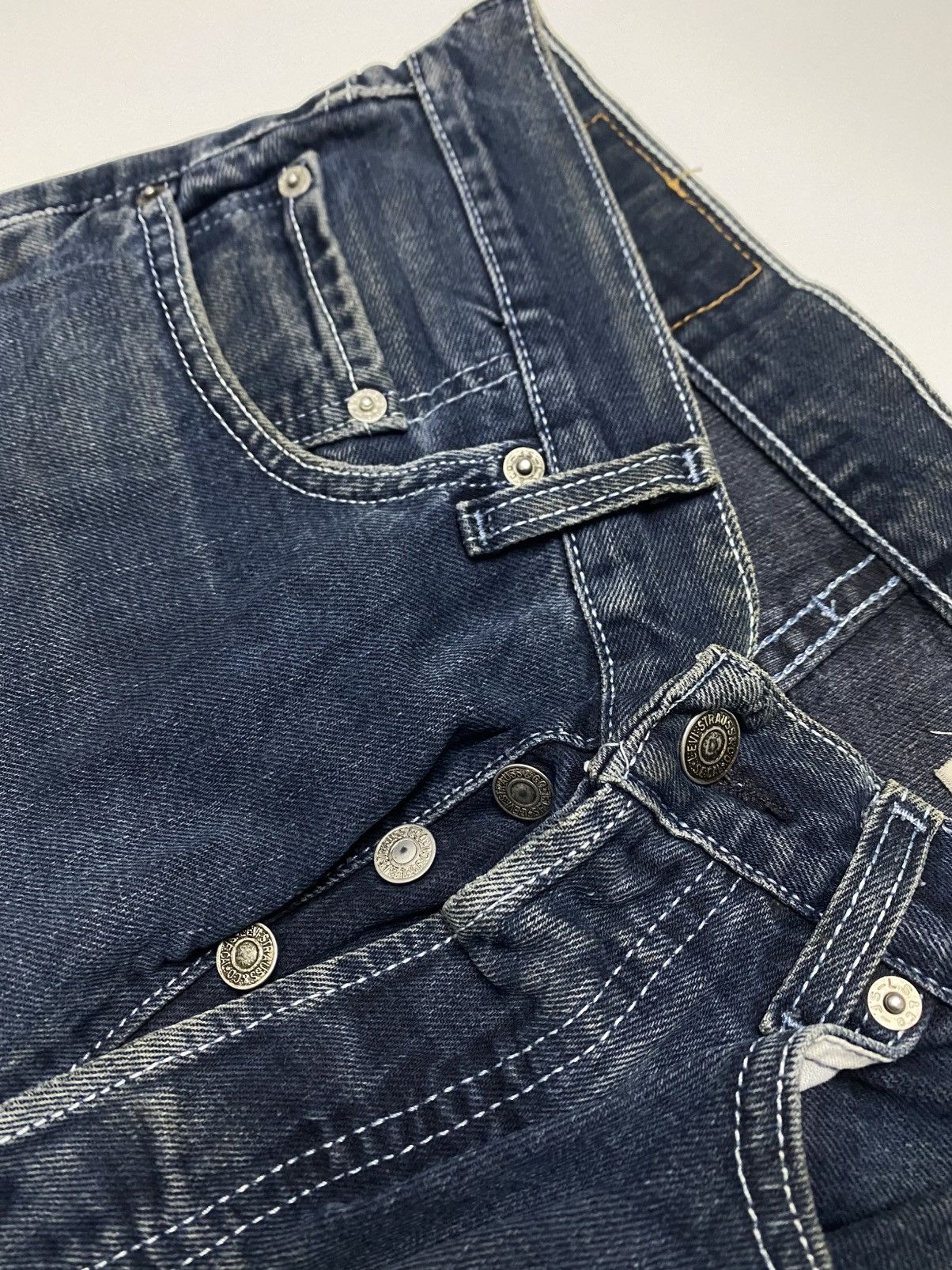 Levi's Levis 501 Straight Cut Blue jeans denim W32 Size US 33 - 5 Thumbnail