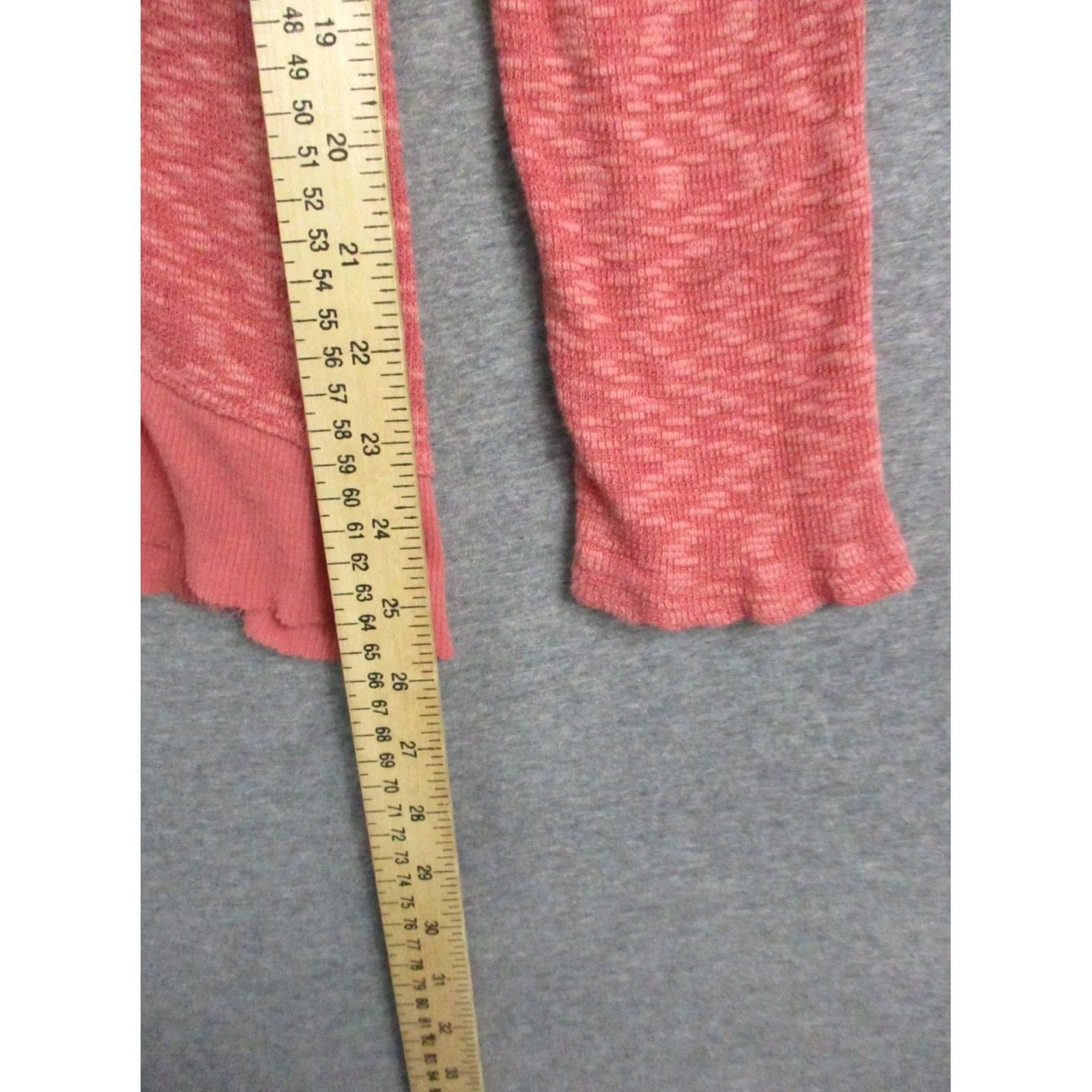 Anthropologie Left of Center Anthropologie Women's Medium Pink Knit Top Long Sleeve Raglan Sleeve Tunic Casual Size M / US 6-8 / IT 42-44 - 4 Thumbnail