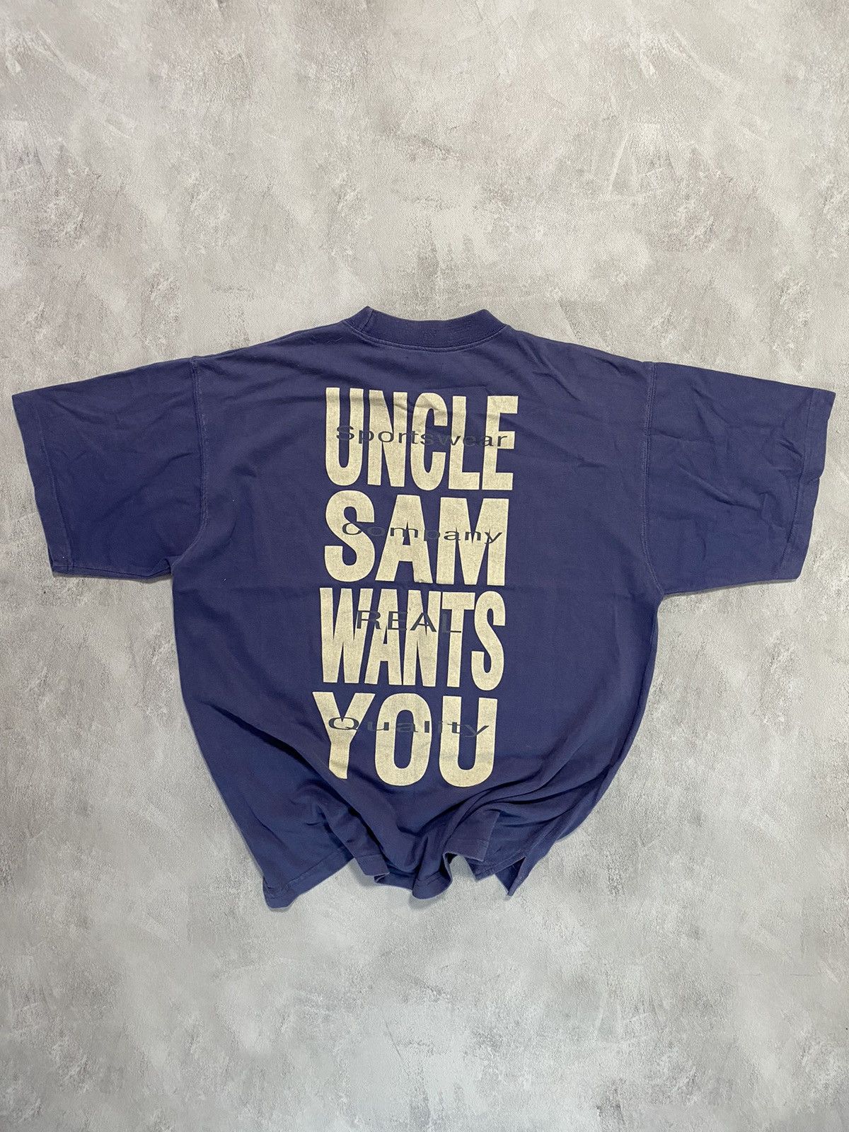 Vintage ♻️ Vintage 90s T Shirt Uncle Sam Wants You Size US XXL / EU 58 / 5 - 1 Thumbnail