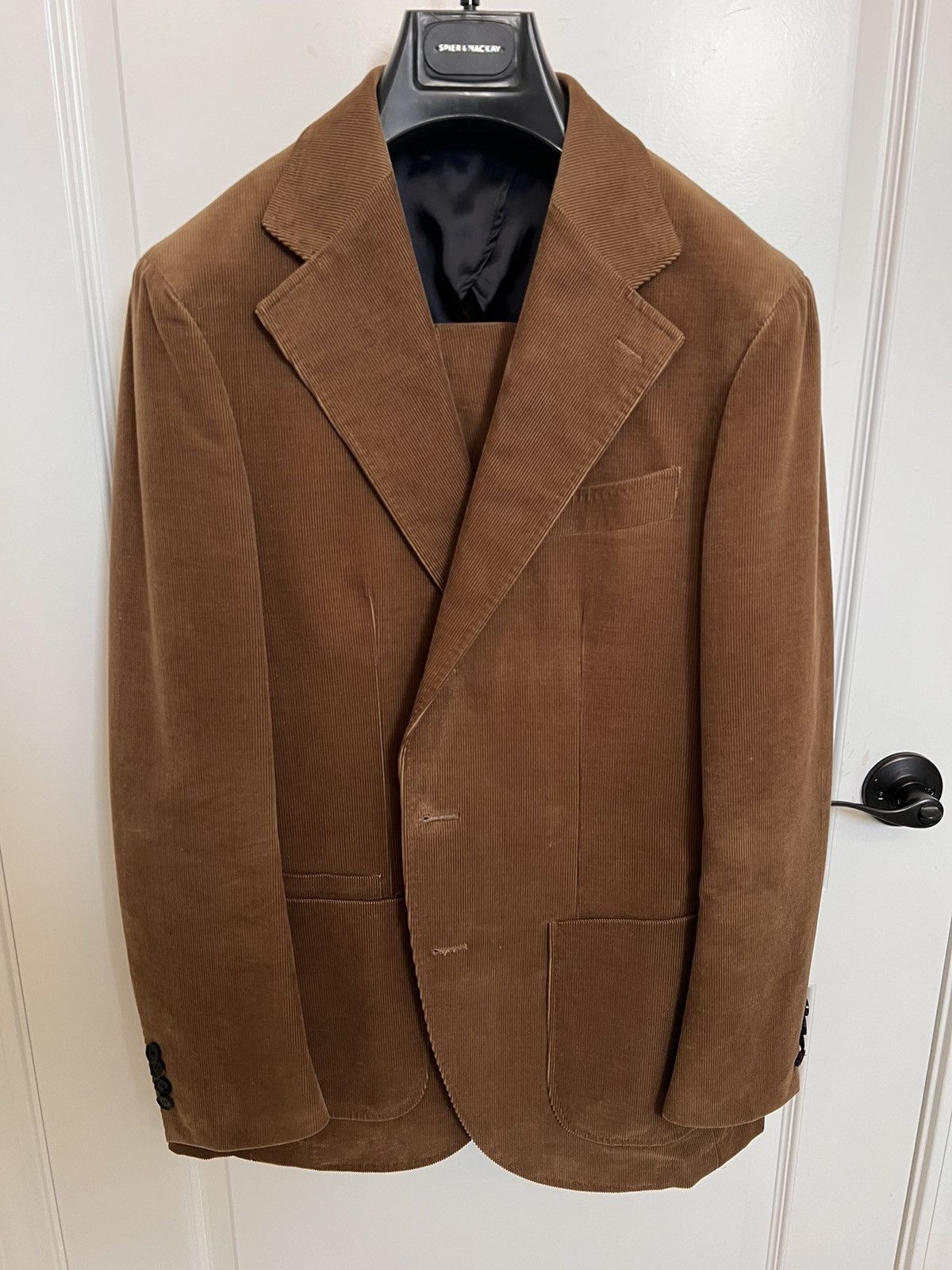 Spier And Mackay SPIER & MACKAY CARAMEL CORDUROY NEAPOLITAN CUT JACKET ...