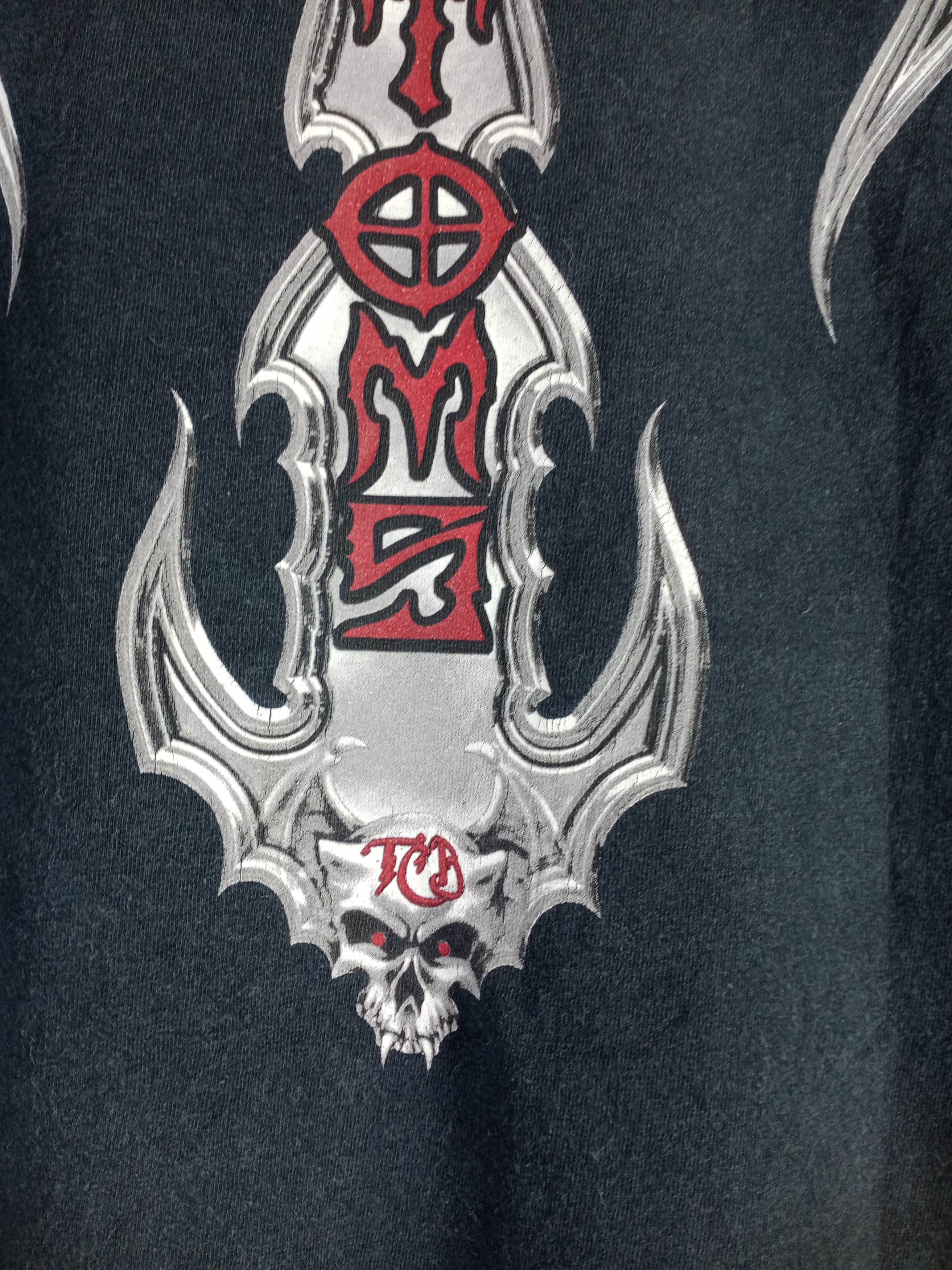 Affliction Rare Vintage County Kustoms Las Vegas Big Logo Tshirt Size US M / EU 48-50 / 2 - 4 Thumbnail
